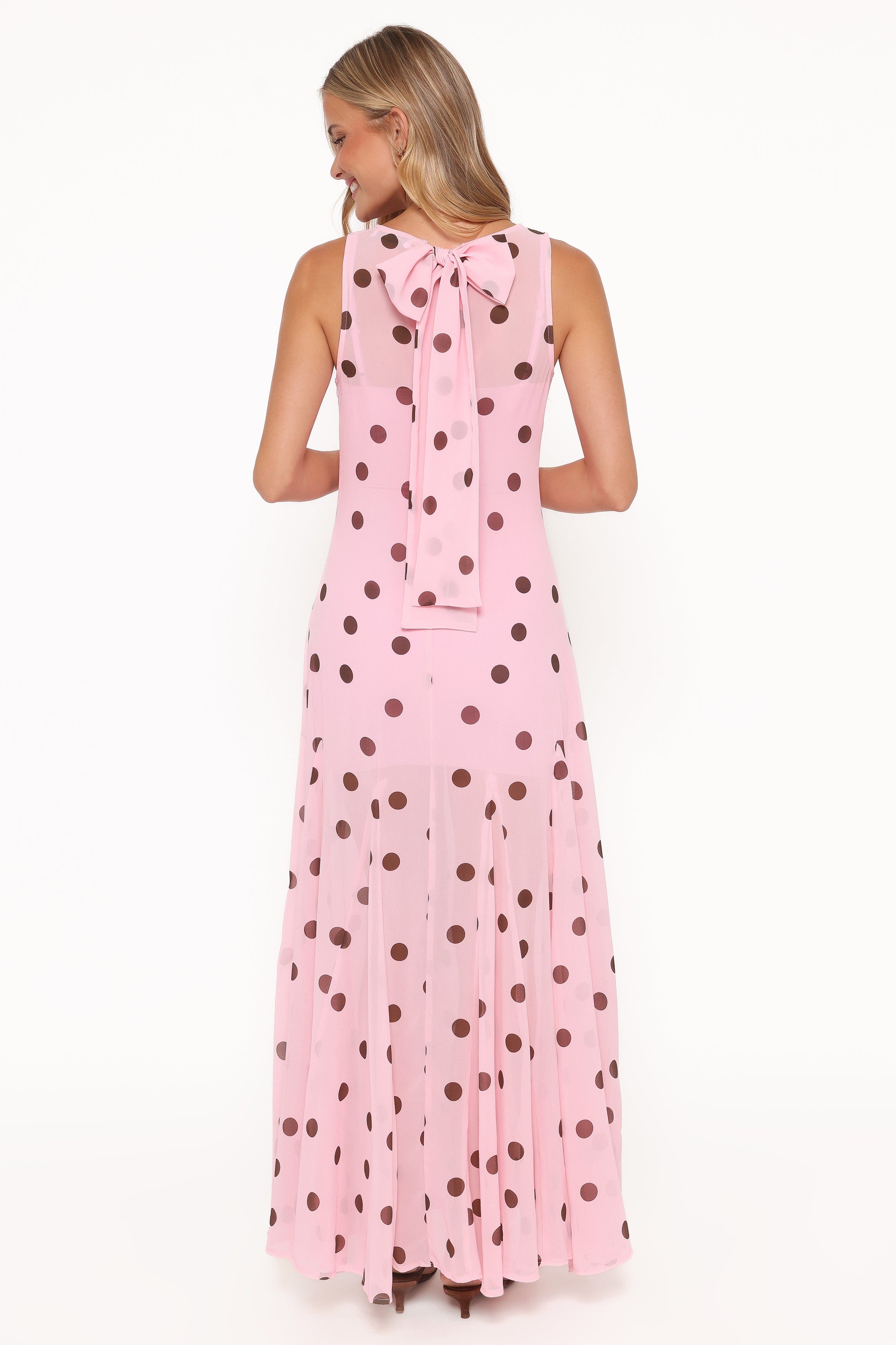 DRESSES Keani Maxi Dress - Pink Polka Dot