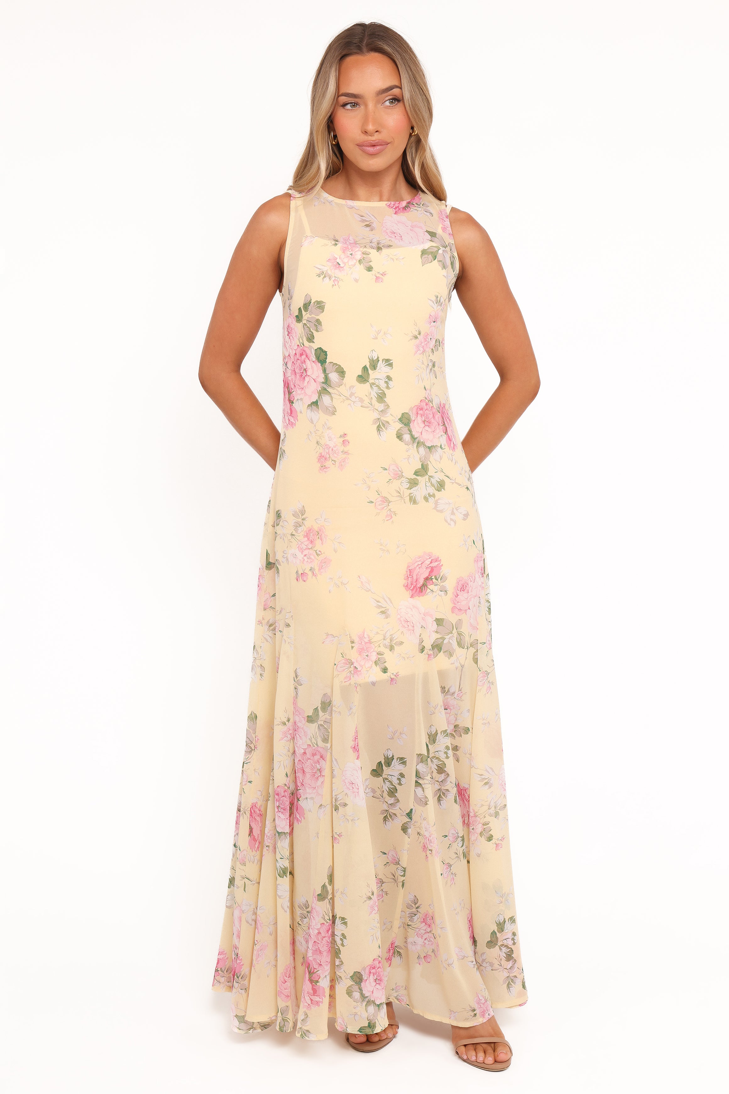 DRESSES Keani Maxi Dress - Yellow Floral