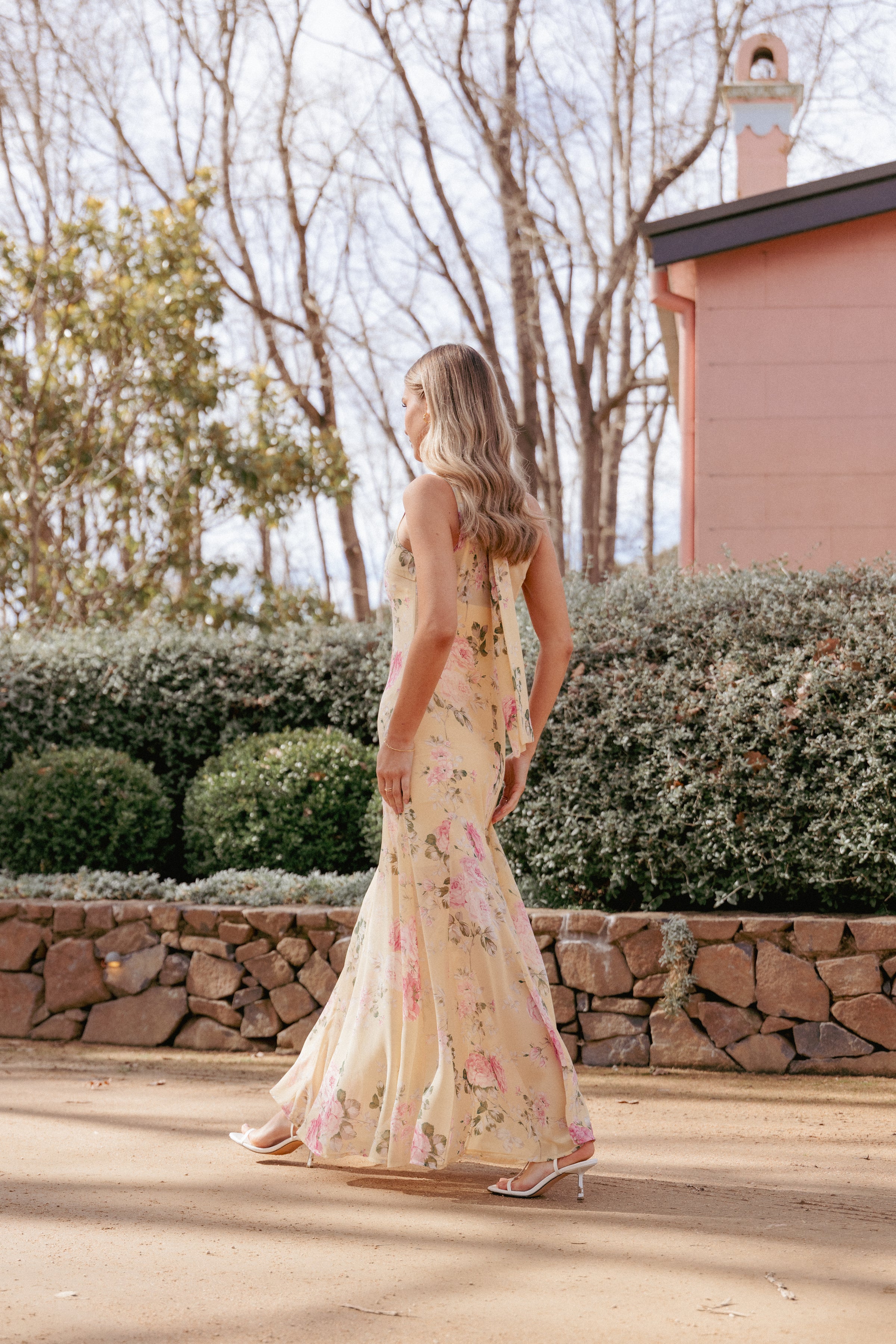 DRESSES Keani Maxi Dress - Yellow Floral