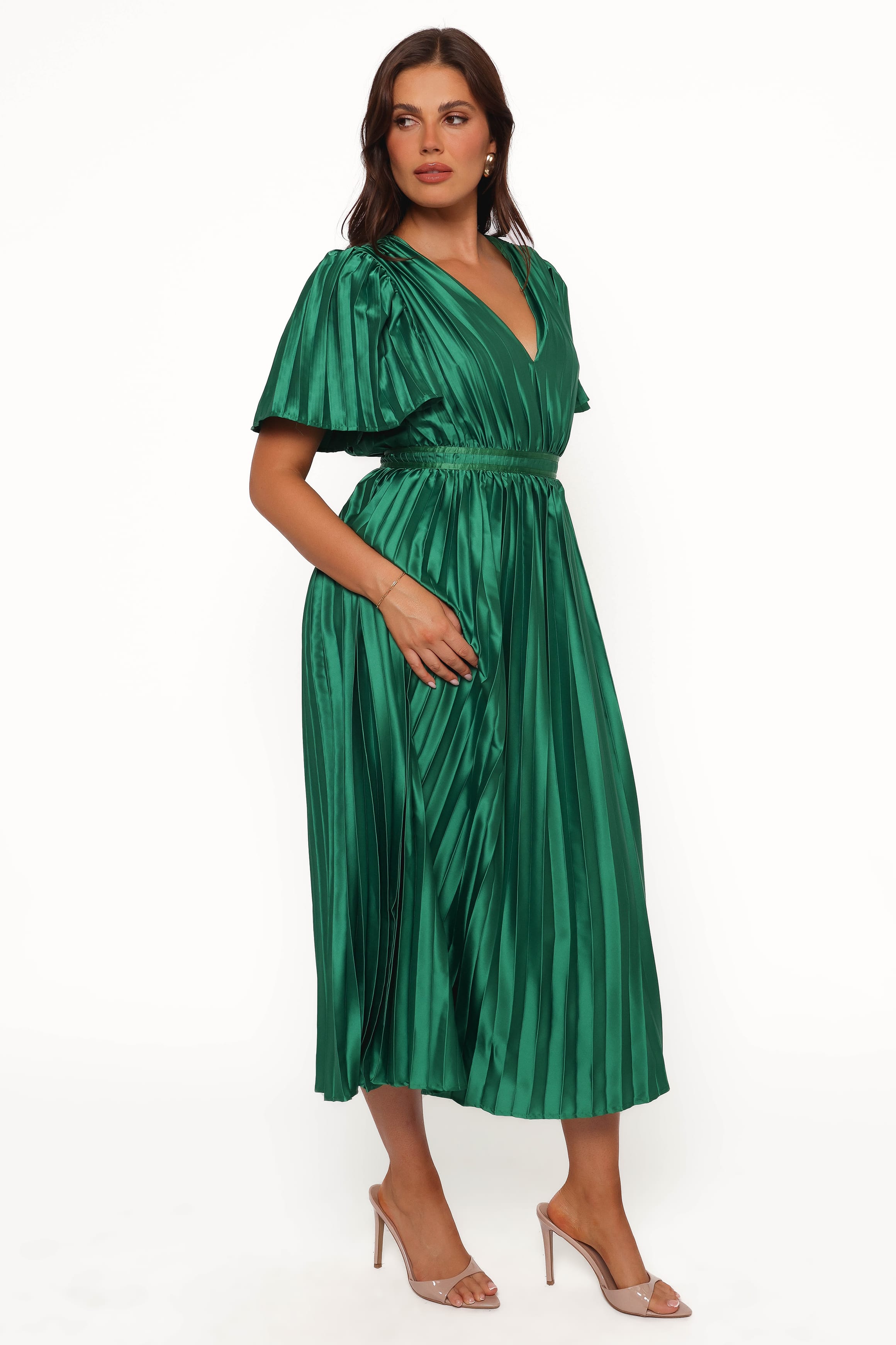 DRESSES Keelah Midi Dress - Emerald Green