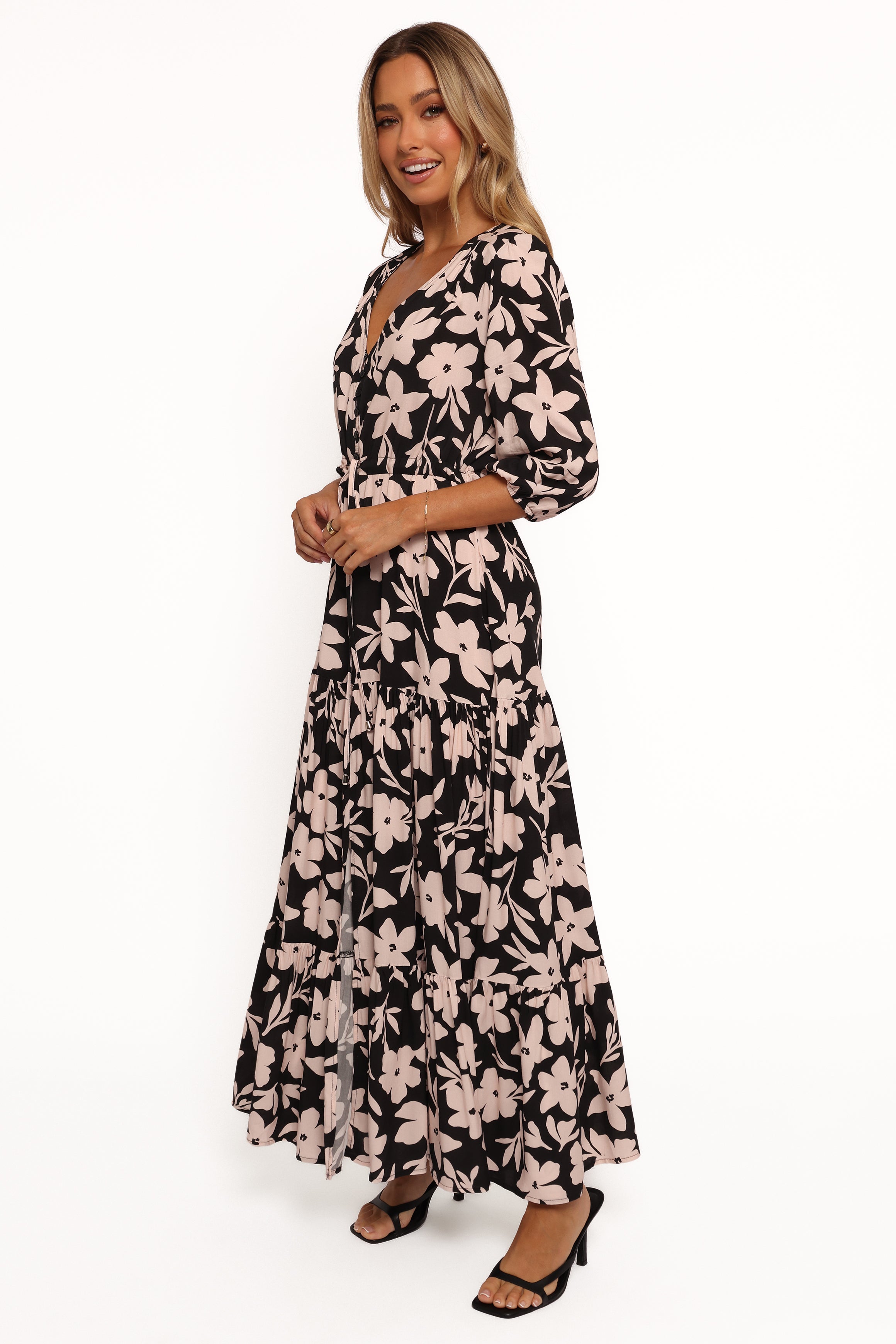 DRESSES Kelda Dress - Black Augusta Print