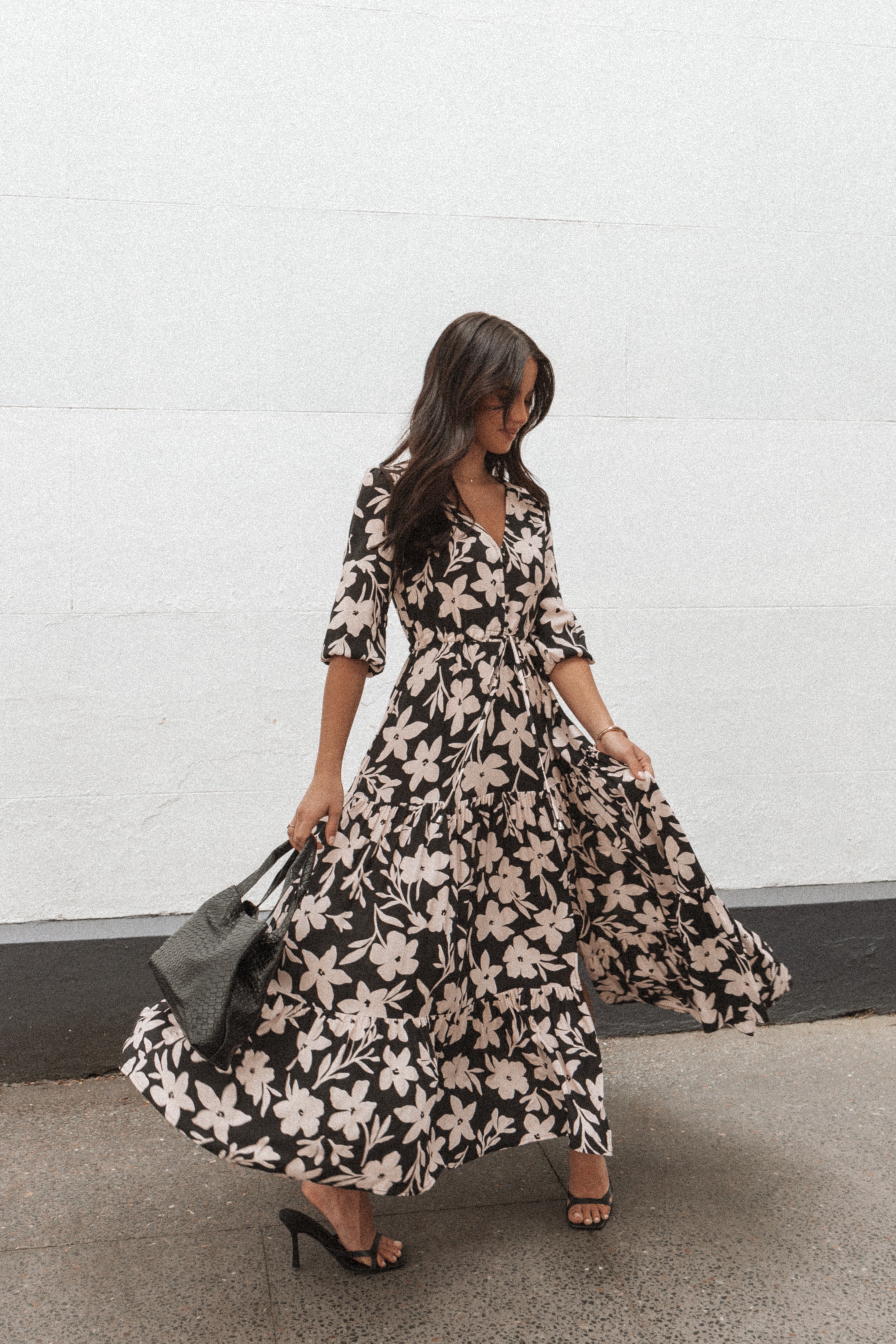 DRESSES Kelda Dress - Black Augusta Print