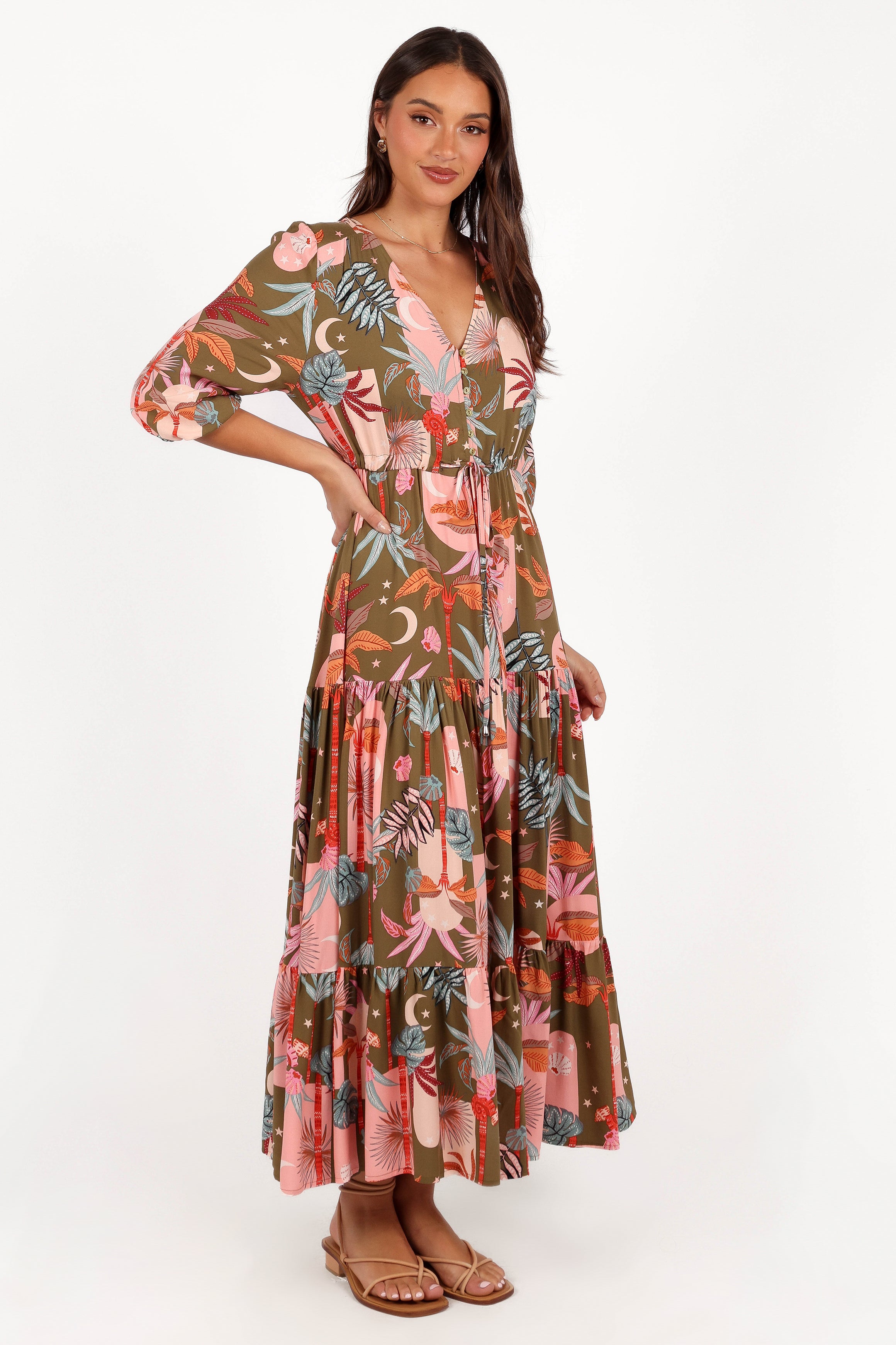 DRESSES Kelda Dress - Green Multi