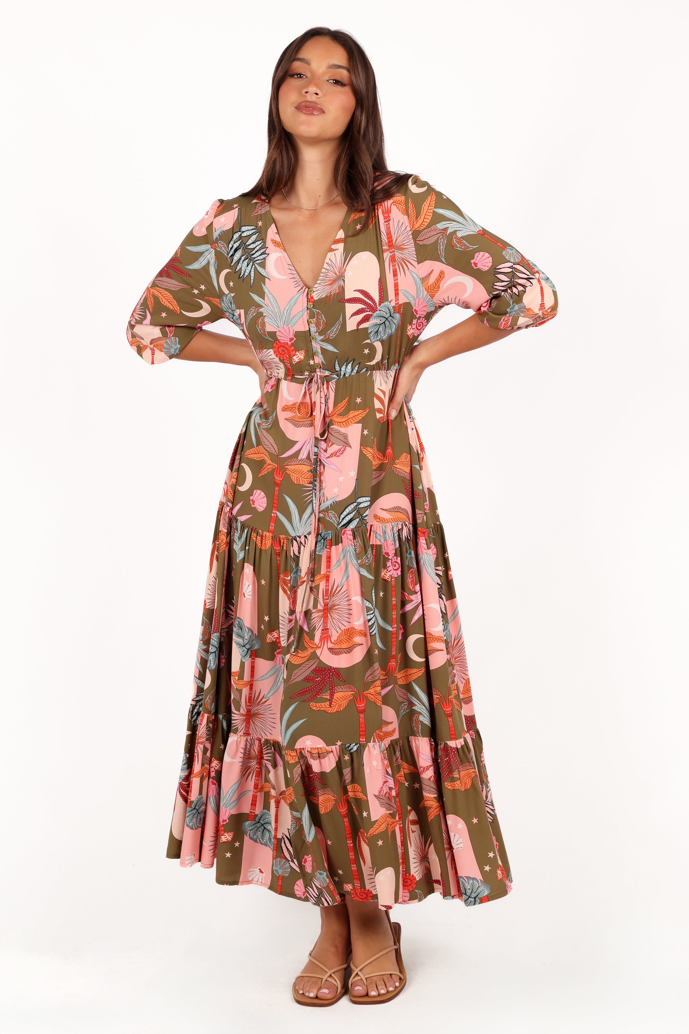 DRESSES Kelda Dress - Green Multi