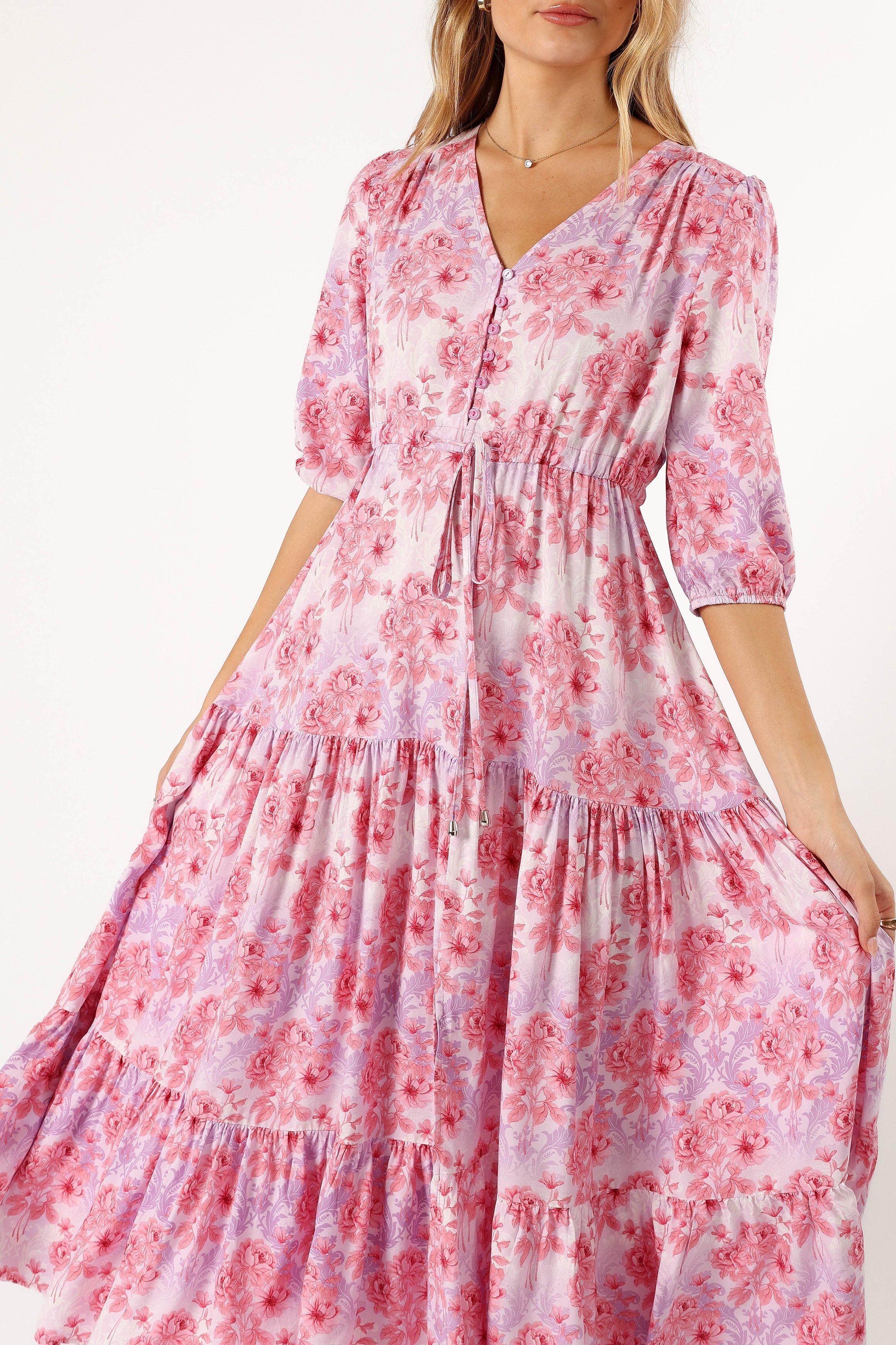 DRESSES @Kelda Dress - Pink/Purple