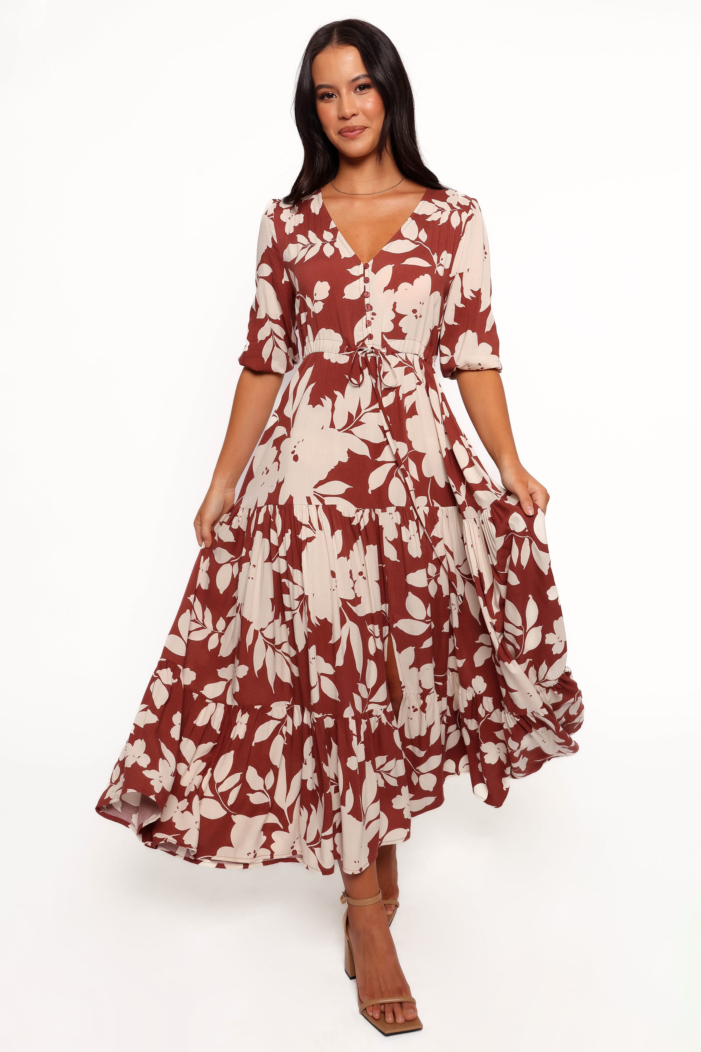 DRESSES Kelda Dress - Rust Floral