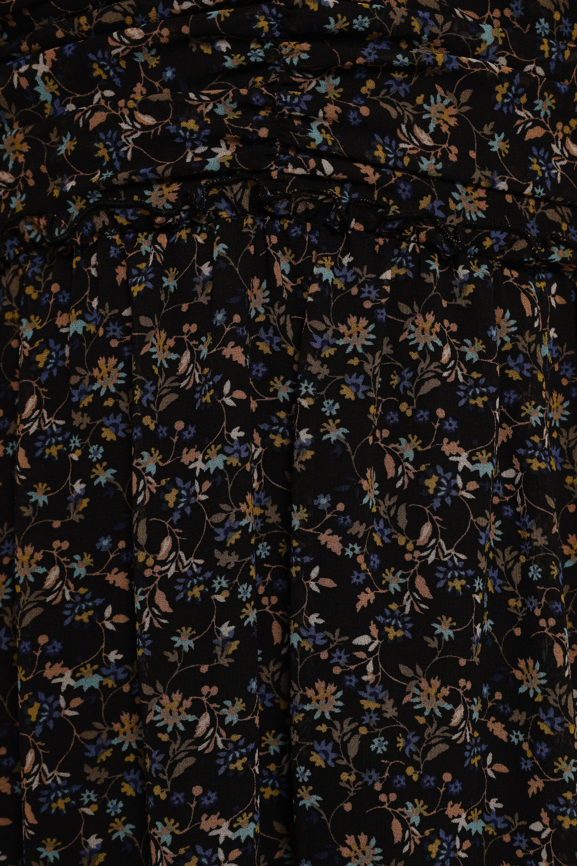 DRESSES Keziah Long Sleeve Maxi Dress - Navy Ditsy Floral