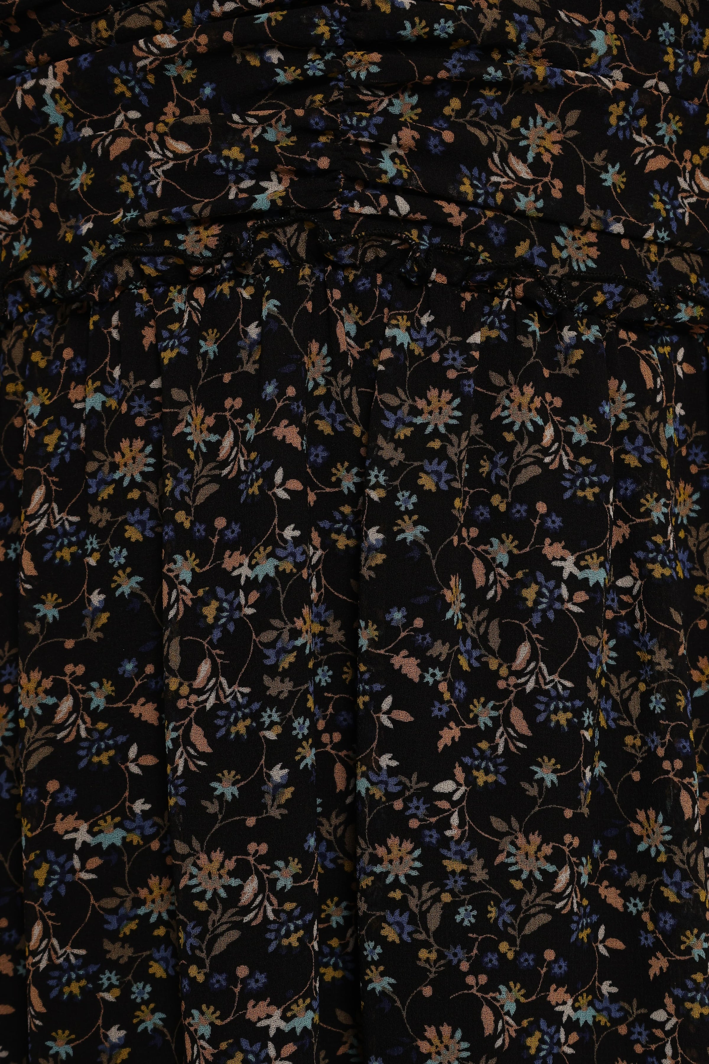 DRESSES Keziah Long Sleeve Maxi Dress - Navy Ditsy Floral