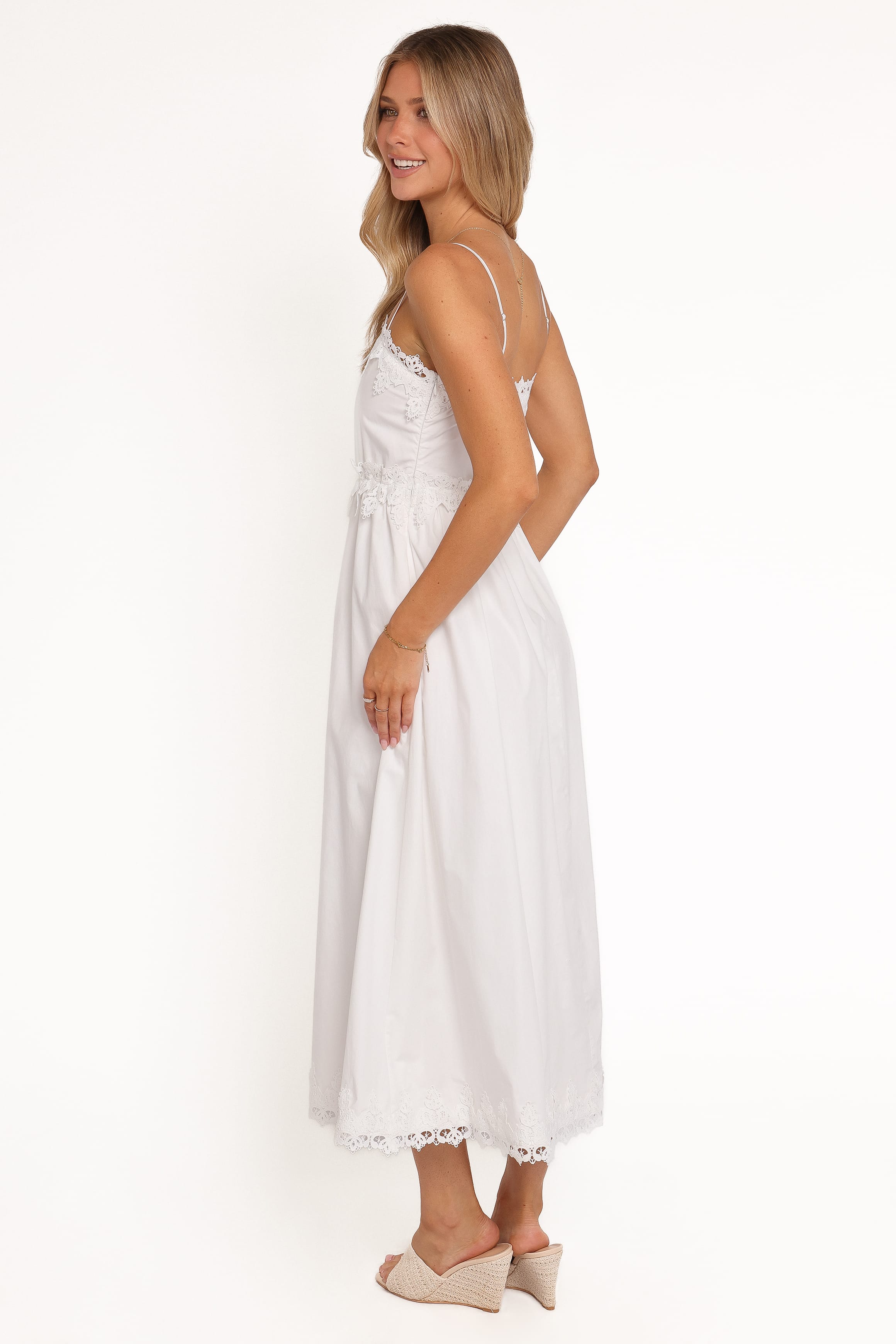 DRESSES Kiana Midi Dress - White