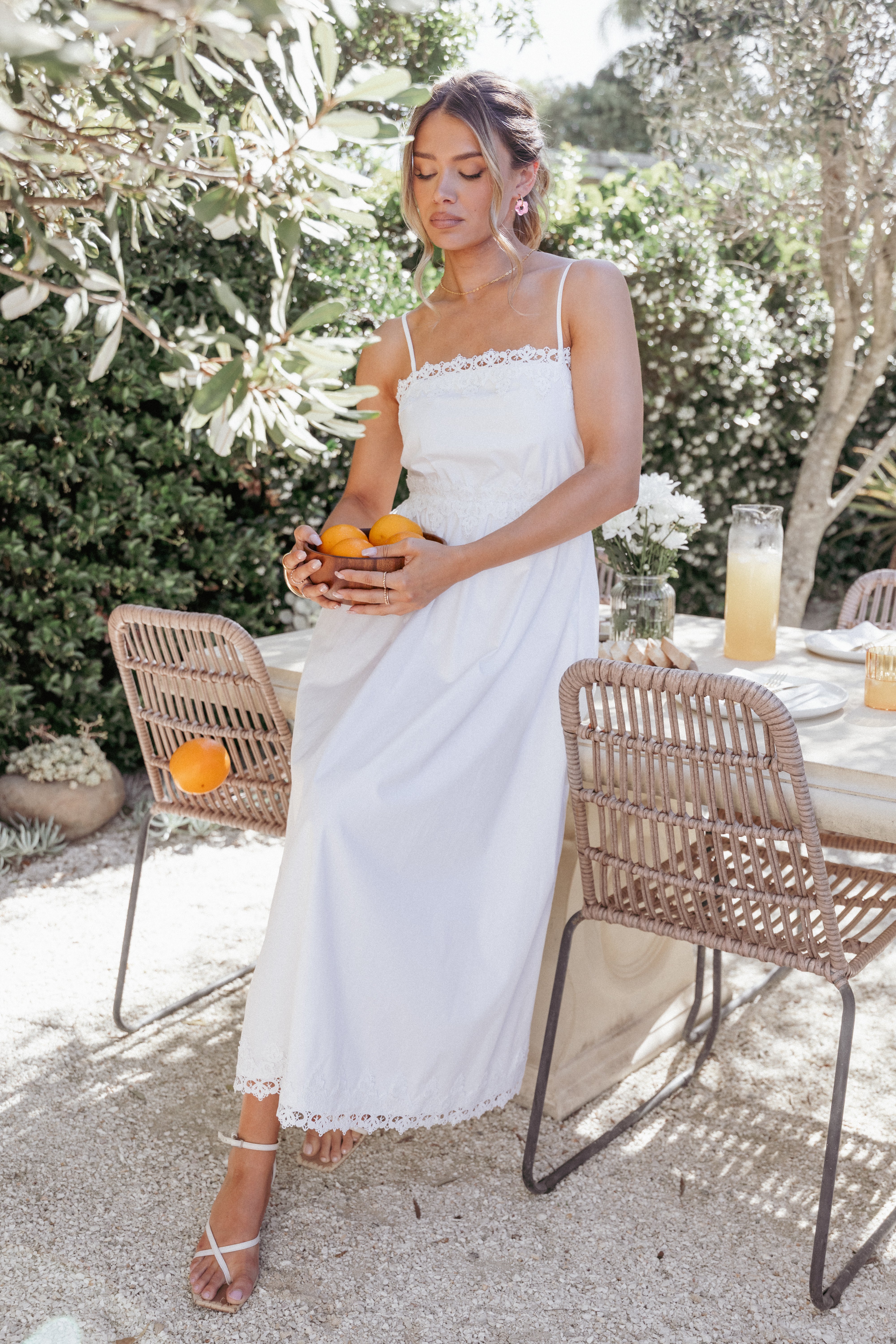 DRESSES Kiana Midi Dress - White