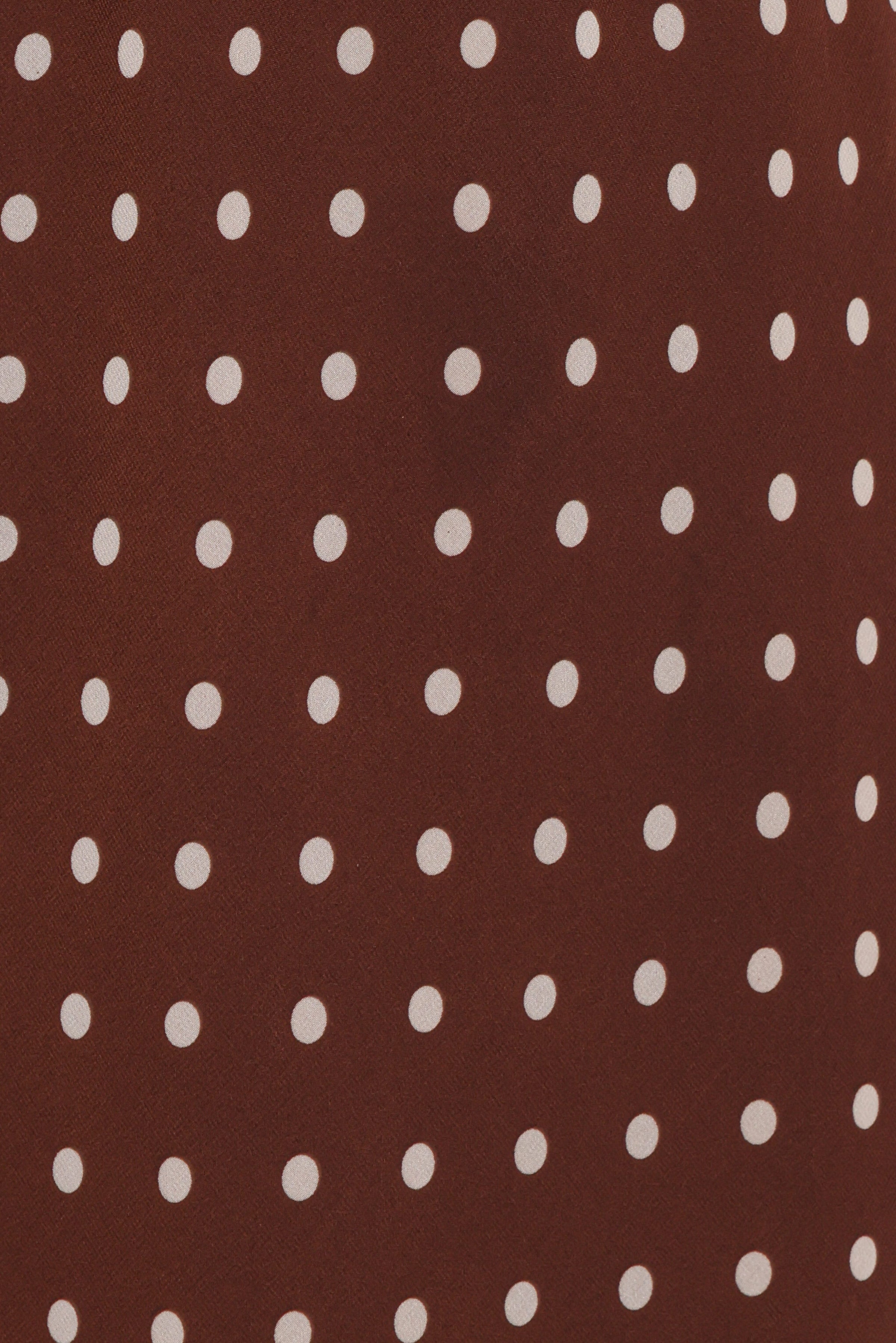 DRESSES Kimberly Mini Dress - Brown Polka Dot