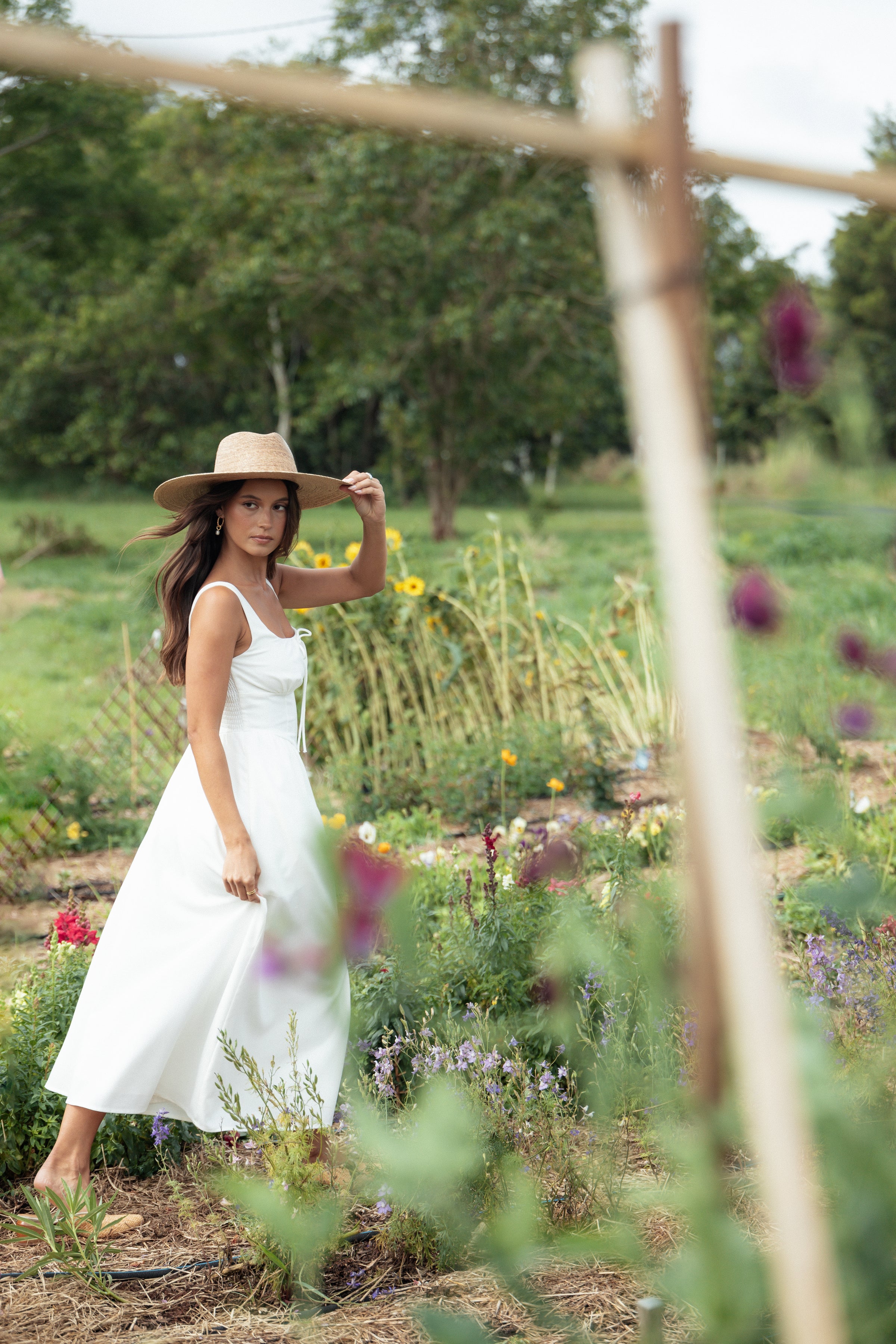 DRESSES Kinslee Midi Dress - White