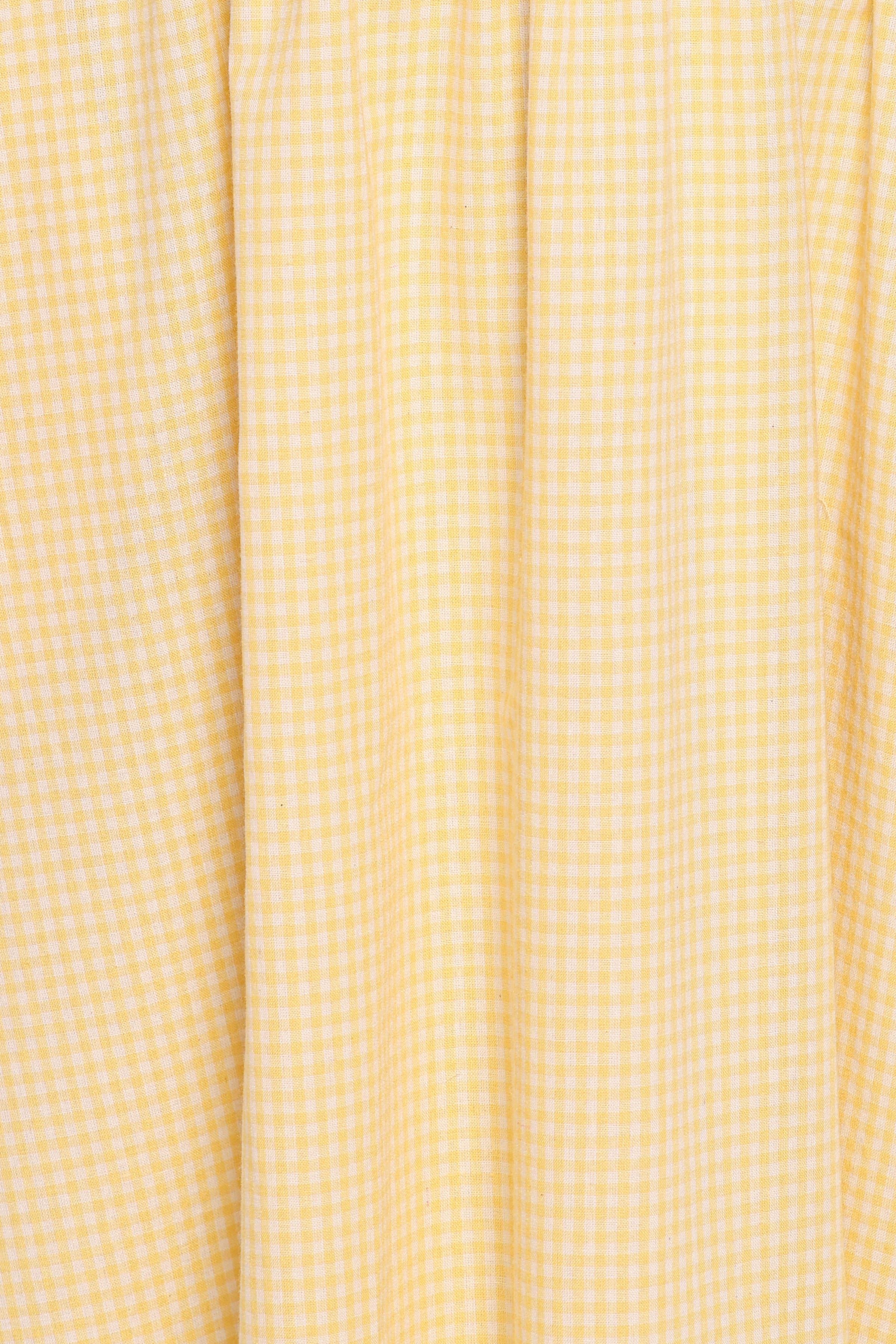 DRESSES Kinslee Midi Dress - Yellow Gingham