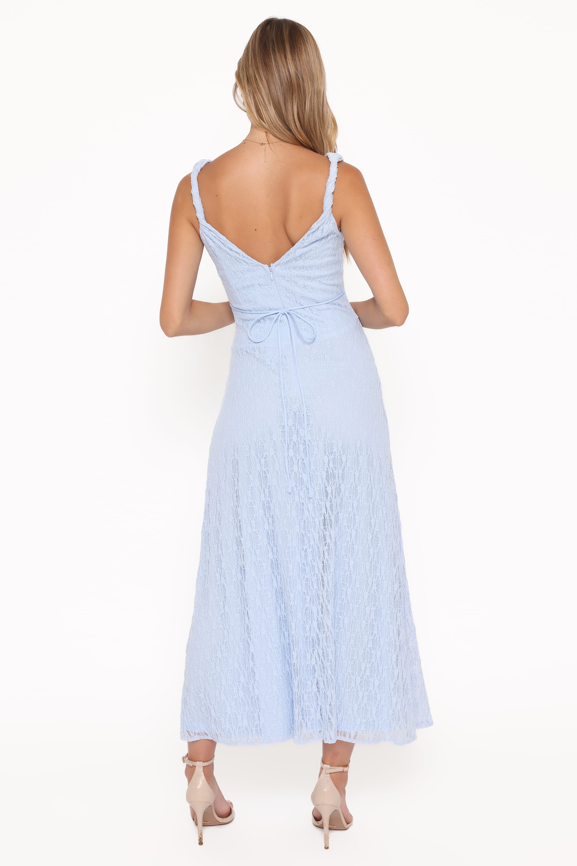 DRESSES Kirsten Lace Maxi Dress - Cornflower Blue