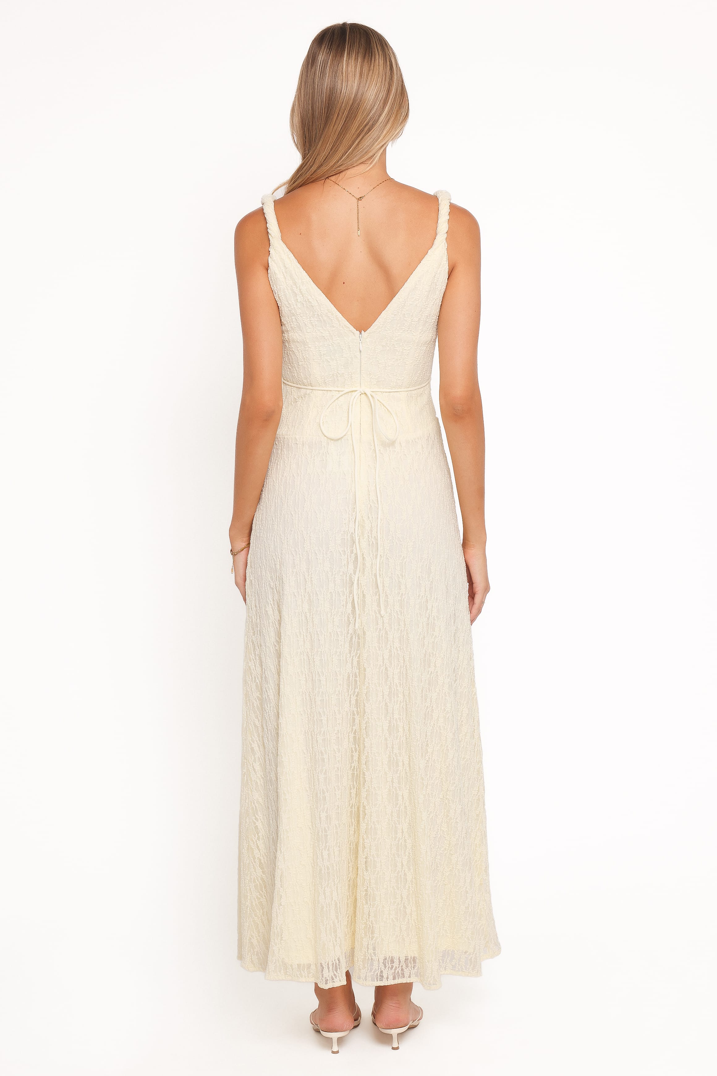 DRESSES Kirsten Lace Maxi Dress - Yellow