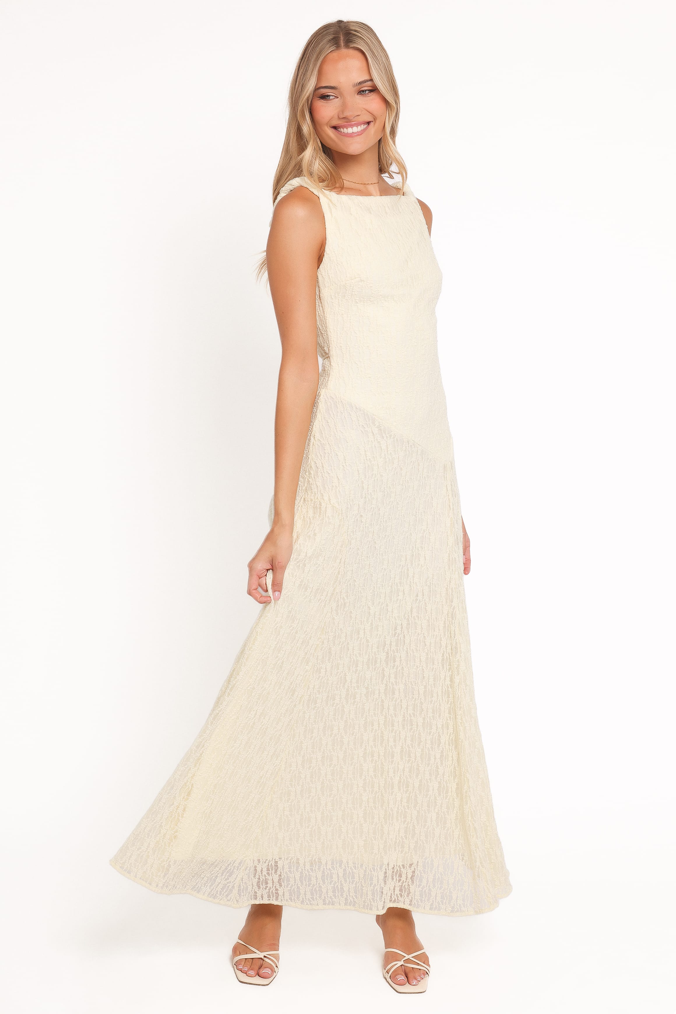 DRESSES Kirsten Lace Maxi Dress - Yellow