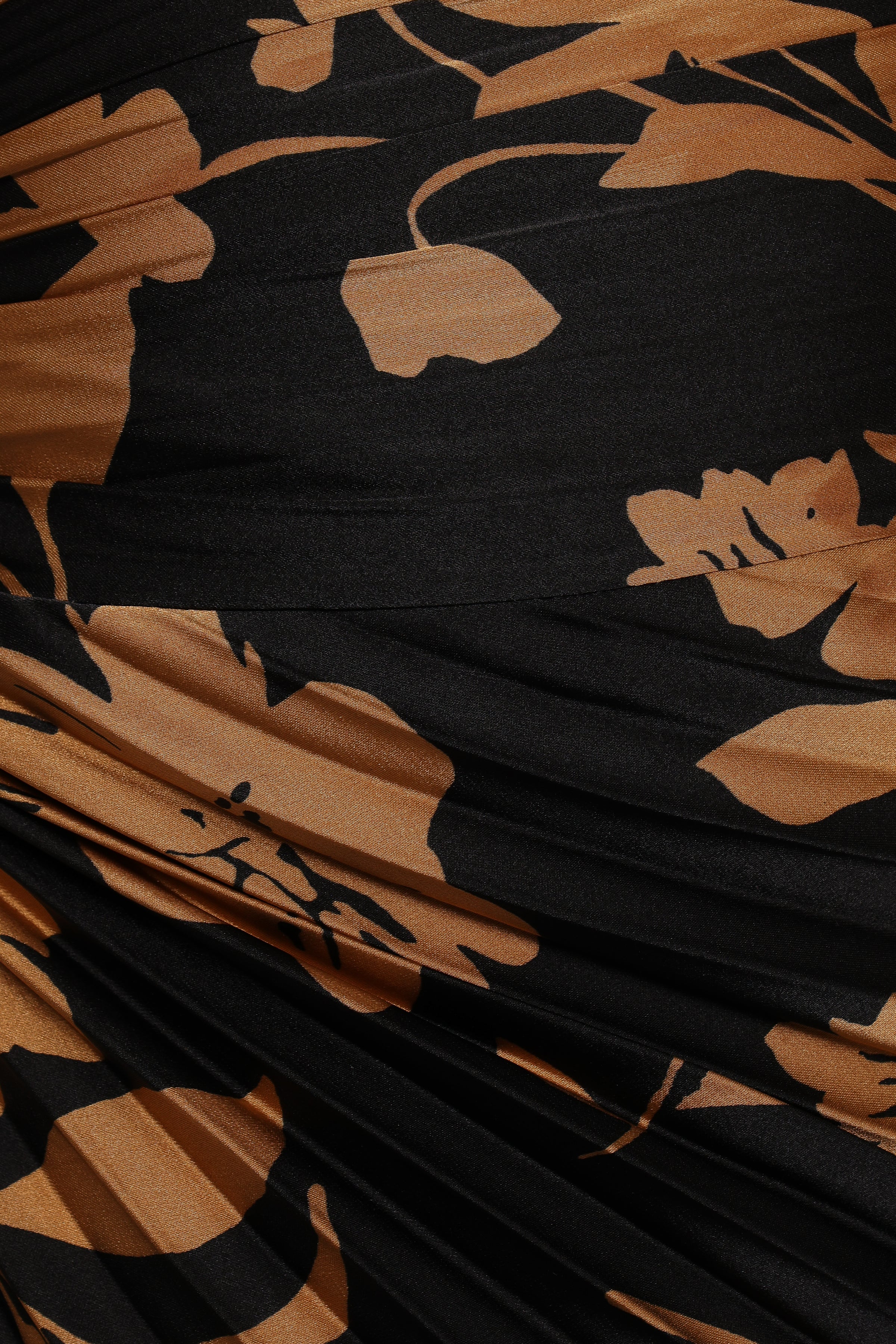 DRESSES Kleo One Shoulder Maxi Dress - Black/Gold