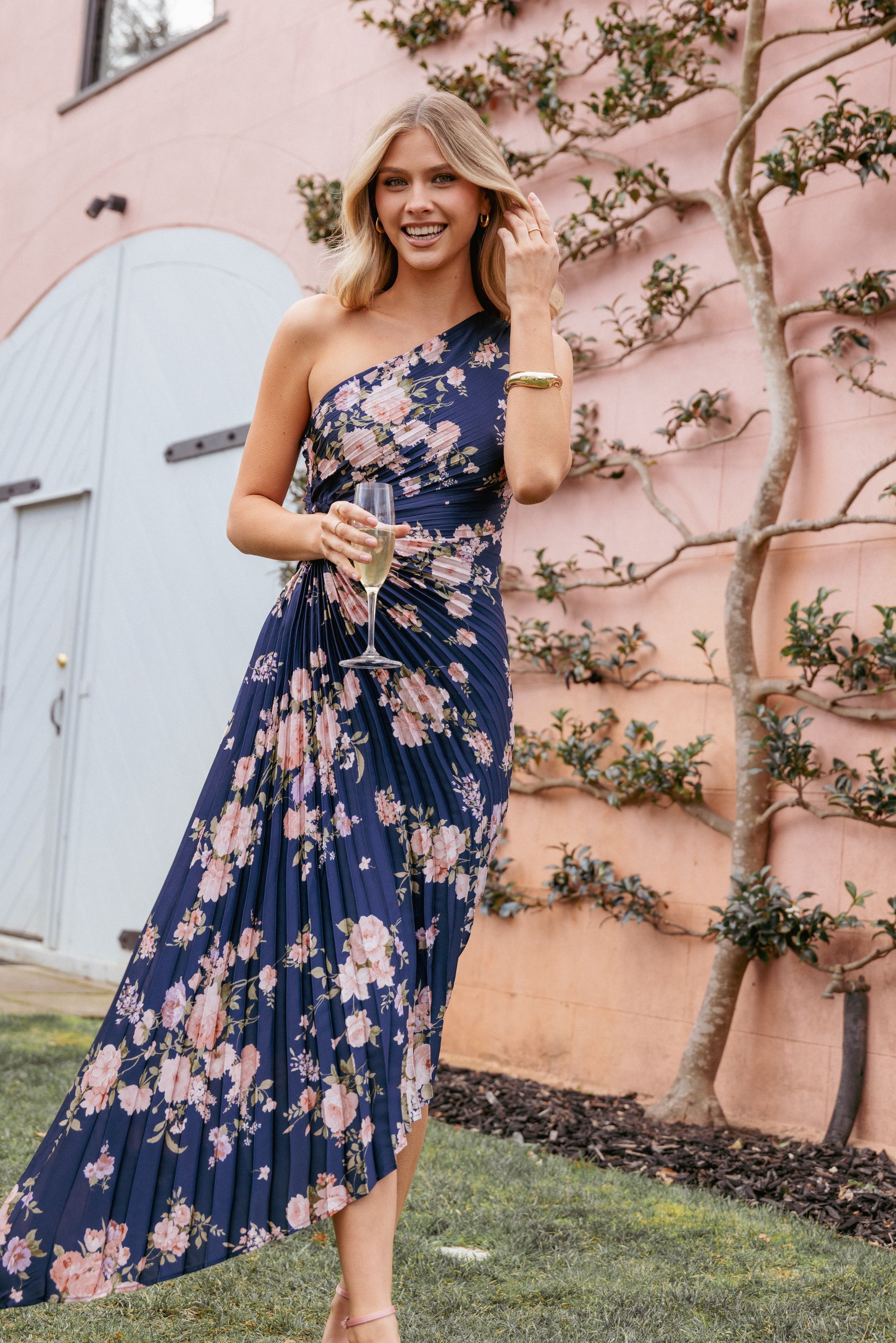 Kleo One Shoulder Maxi Dress