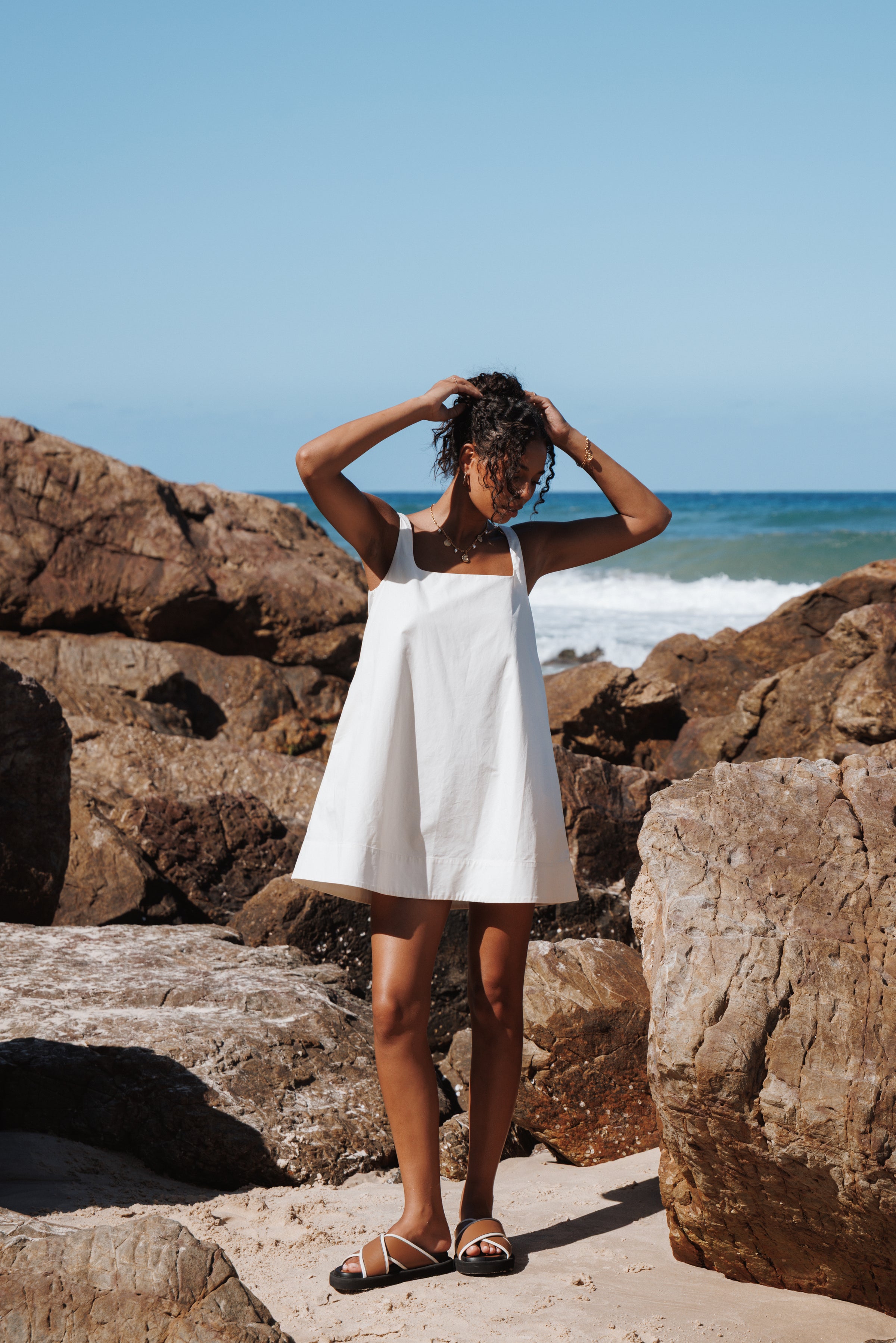 DRESSES Kora Mini Dress - Chalk White