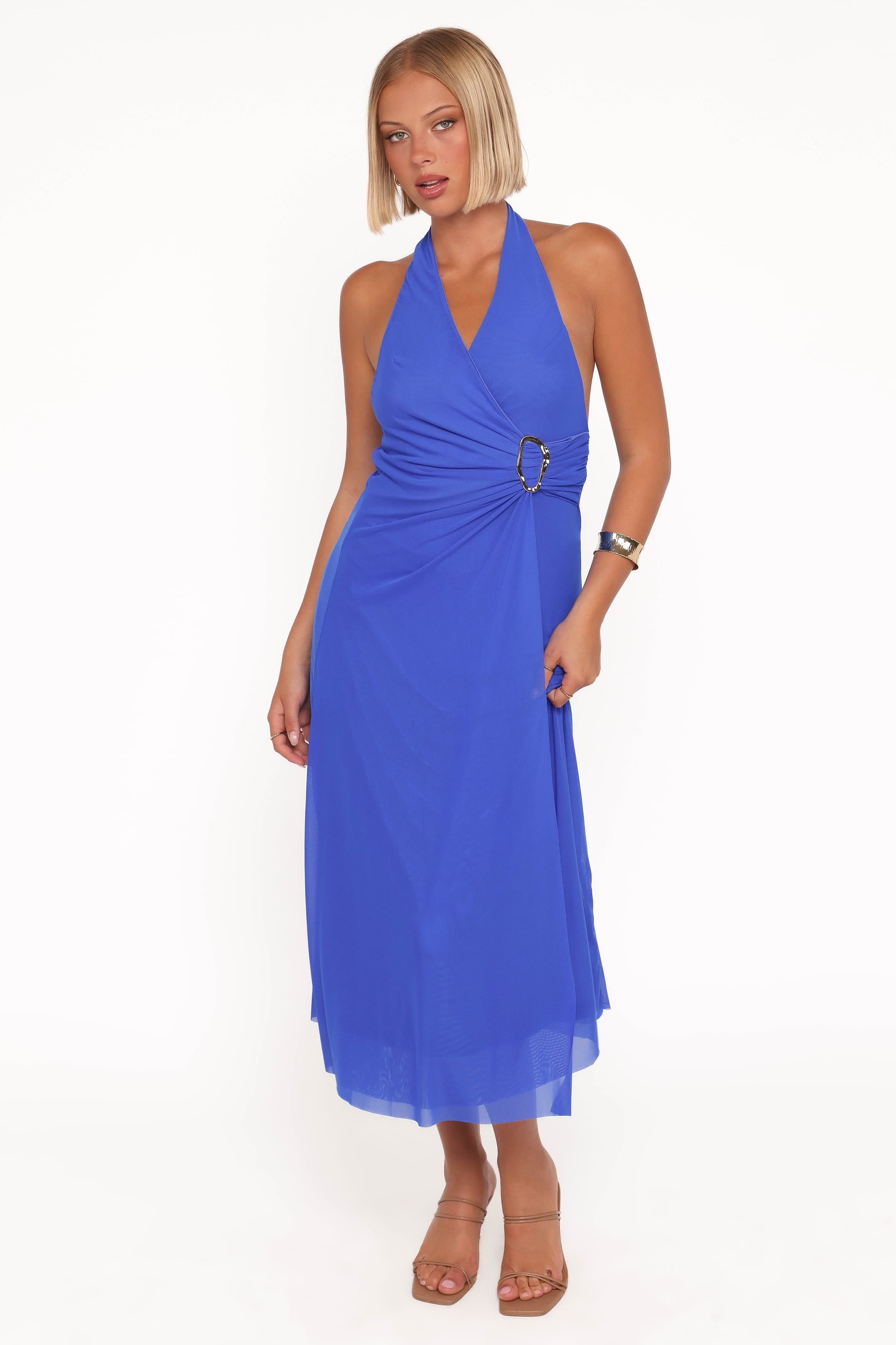 DRESSES Laguna Halter Maxi Dress - Cobalt Blue