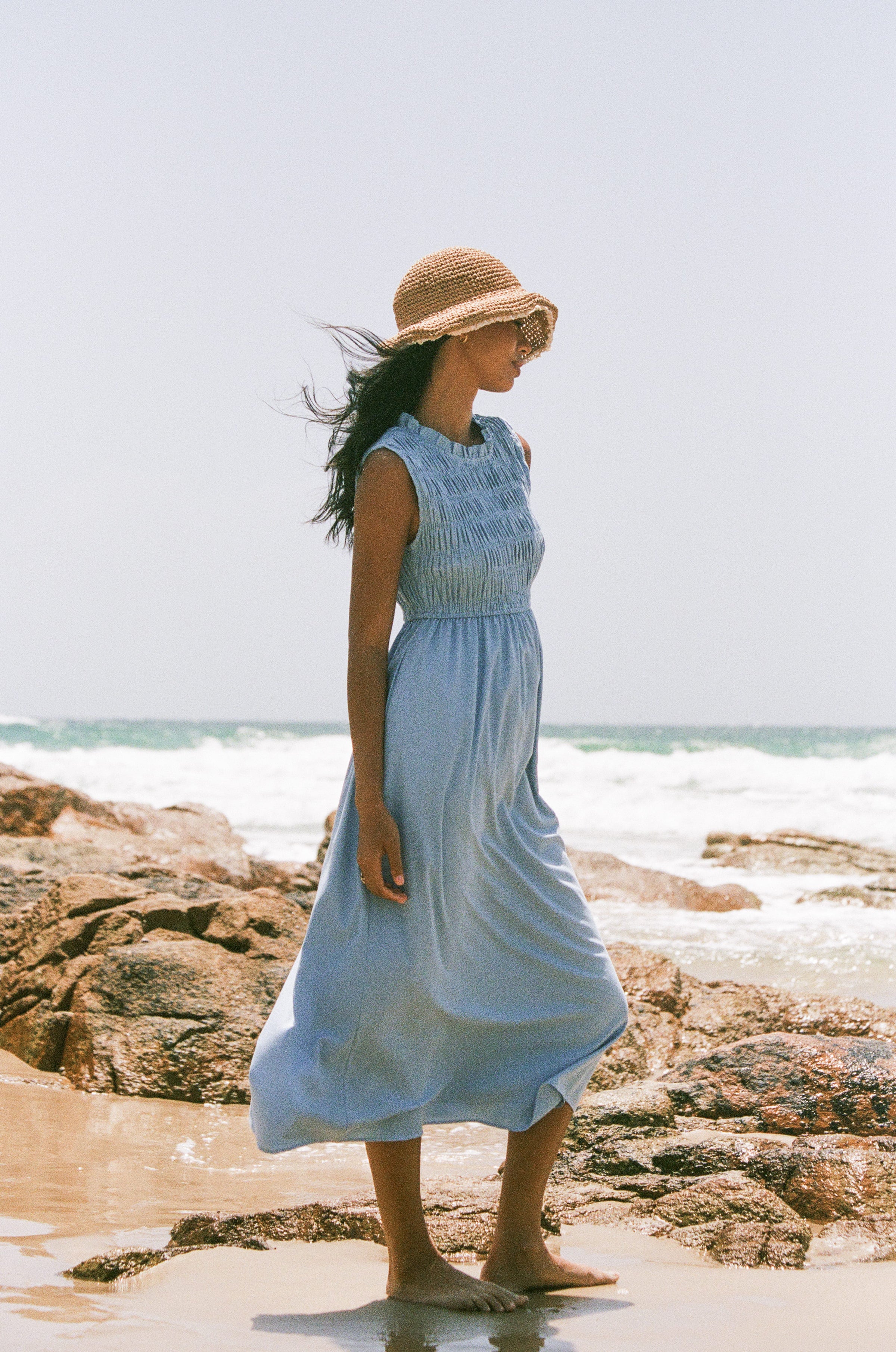DRESSES Lanna Maxi Dress - Blue