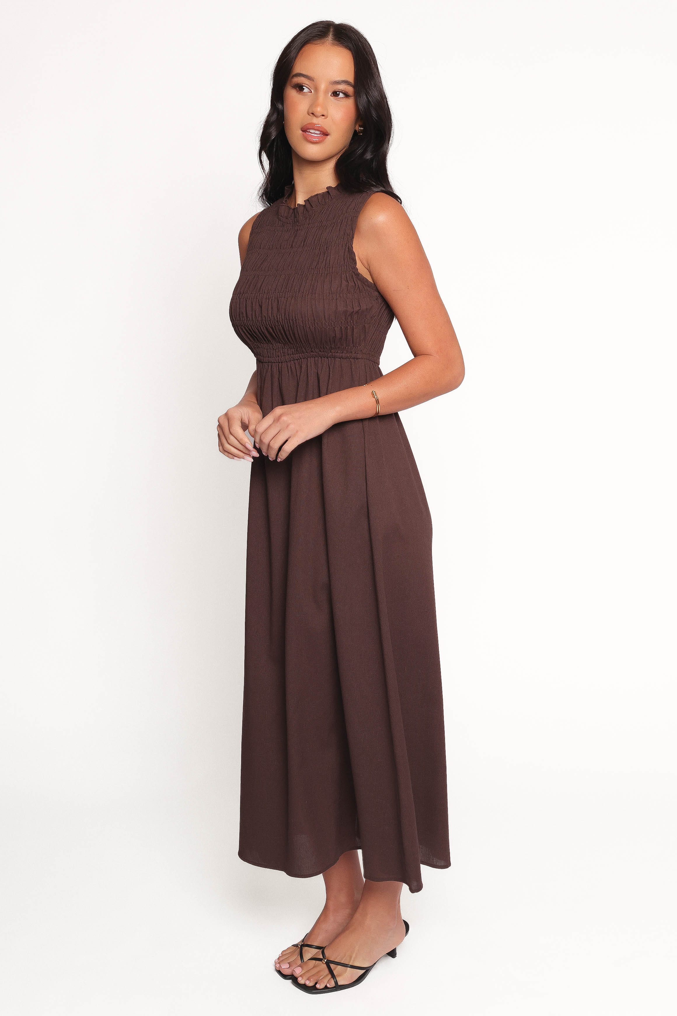 DRESSES Lanna Maxi Dress - Chocolate