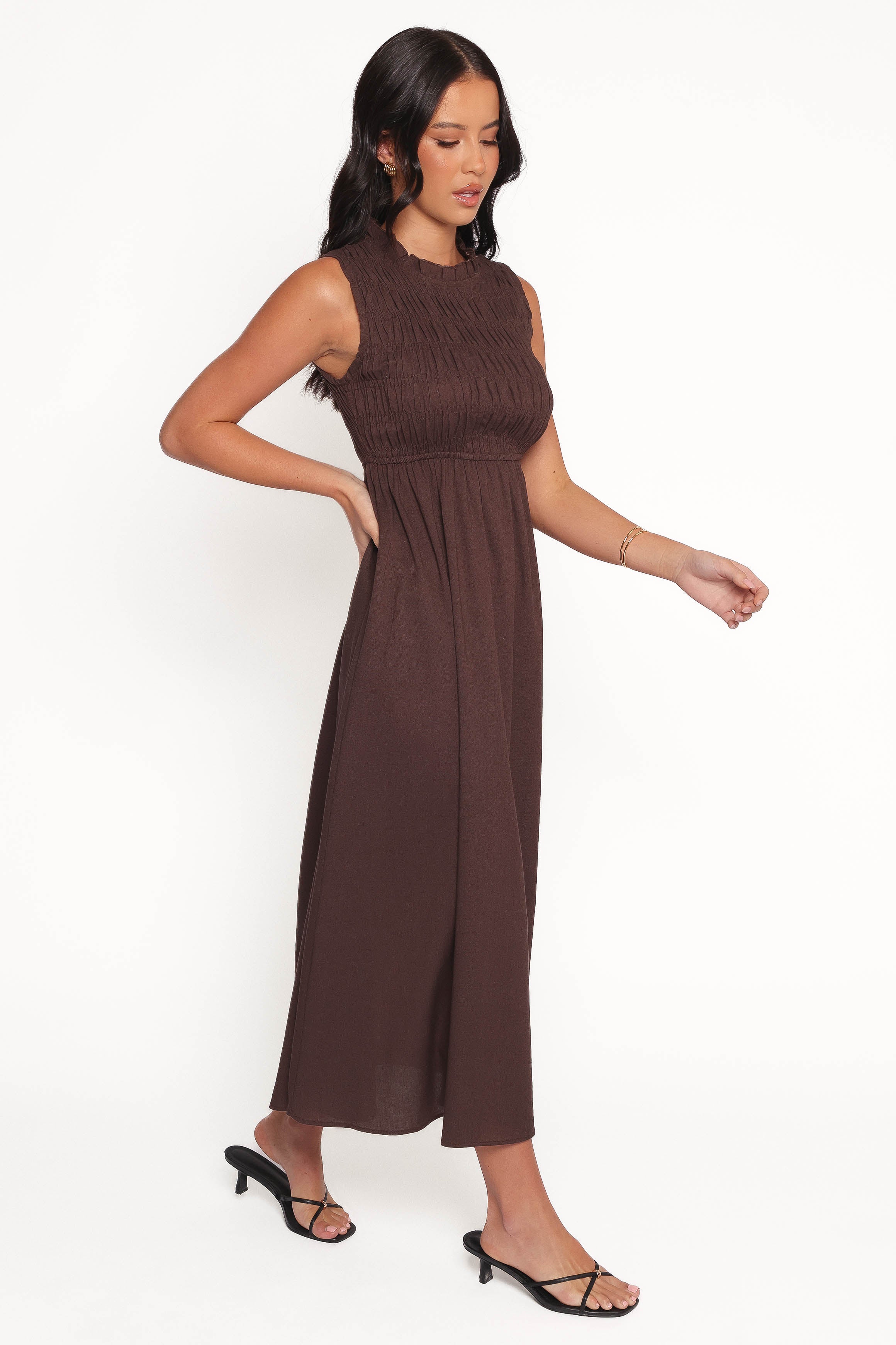 DRESSES Lanna Maxi Dress - Chocolate