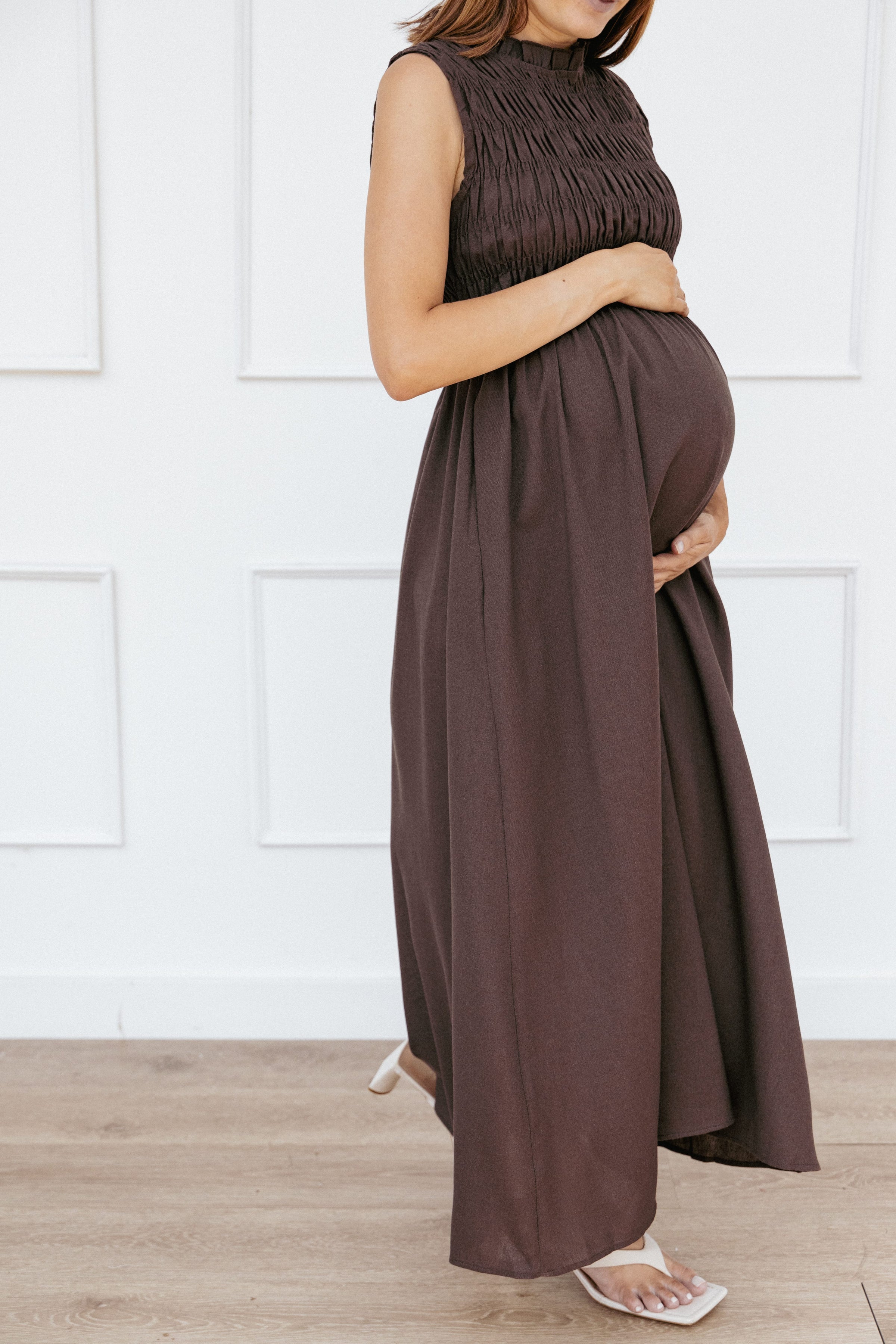 DRESSES Lanna Maxi Dress - Chocolate