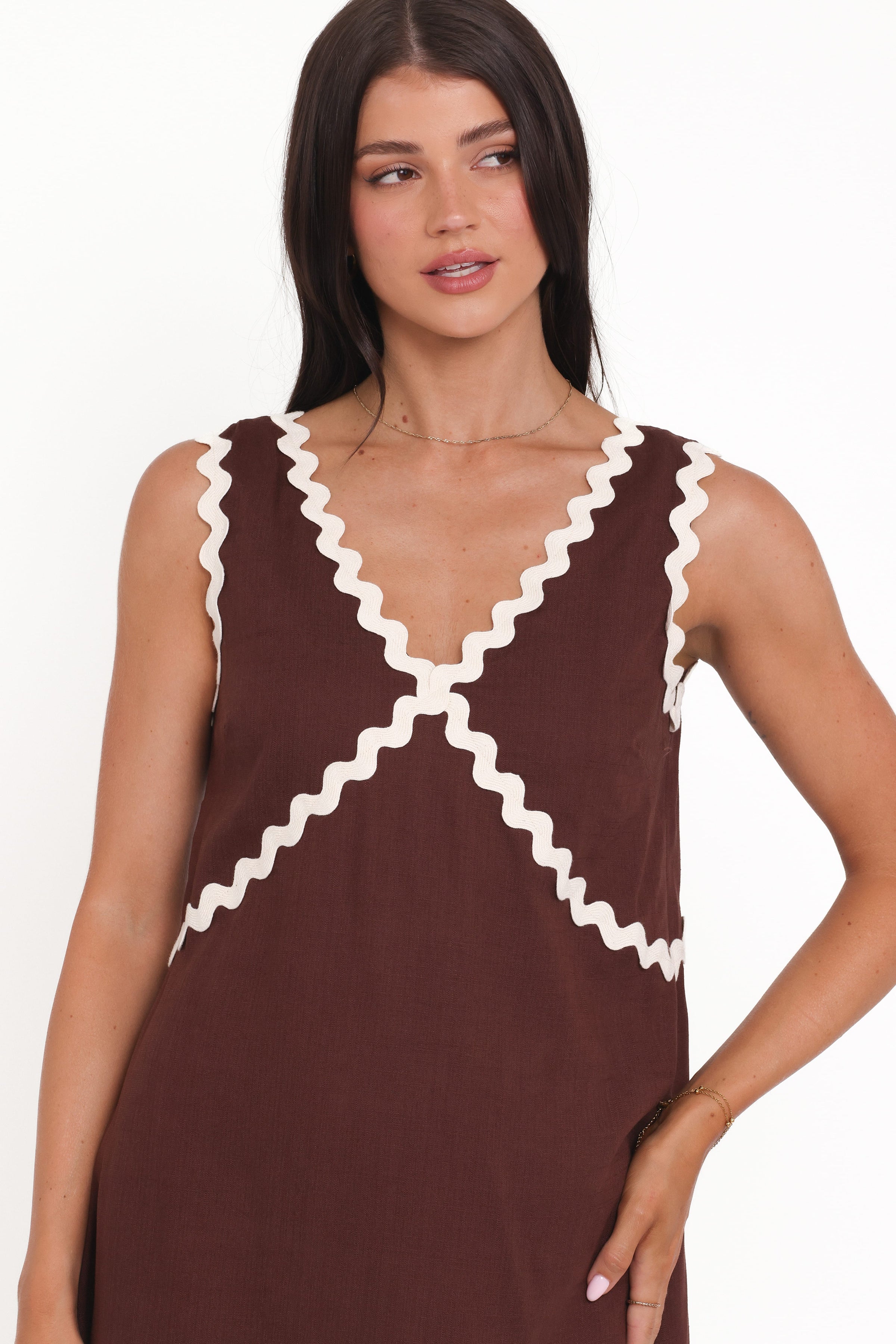 DRESSES Lark Mini Dress - Brown
