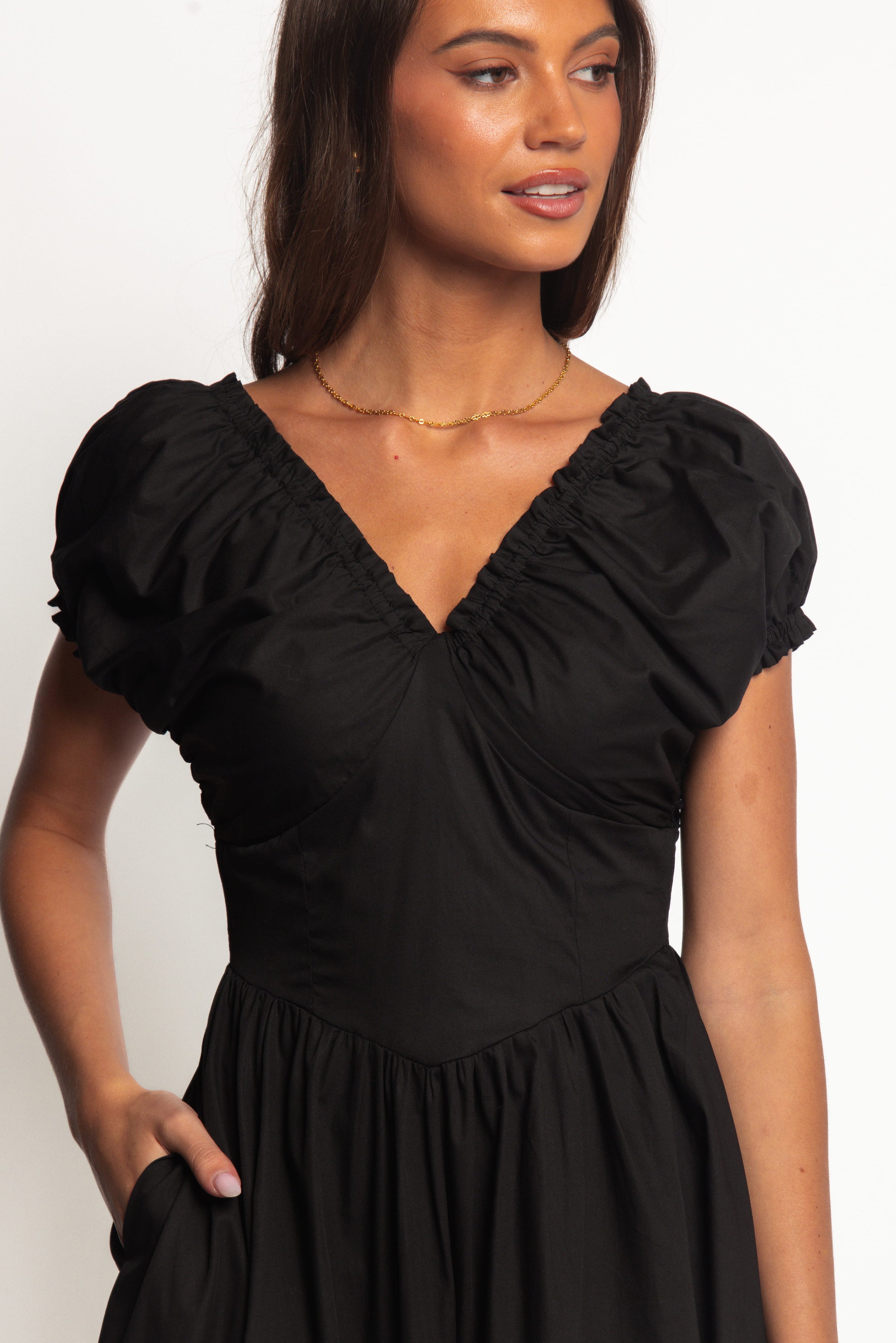DRESSES Larson Midi Dress - Black