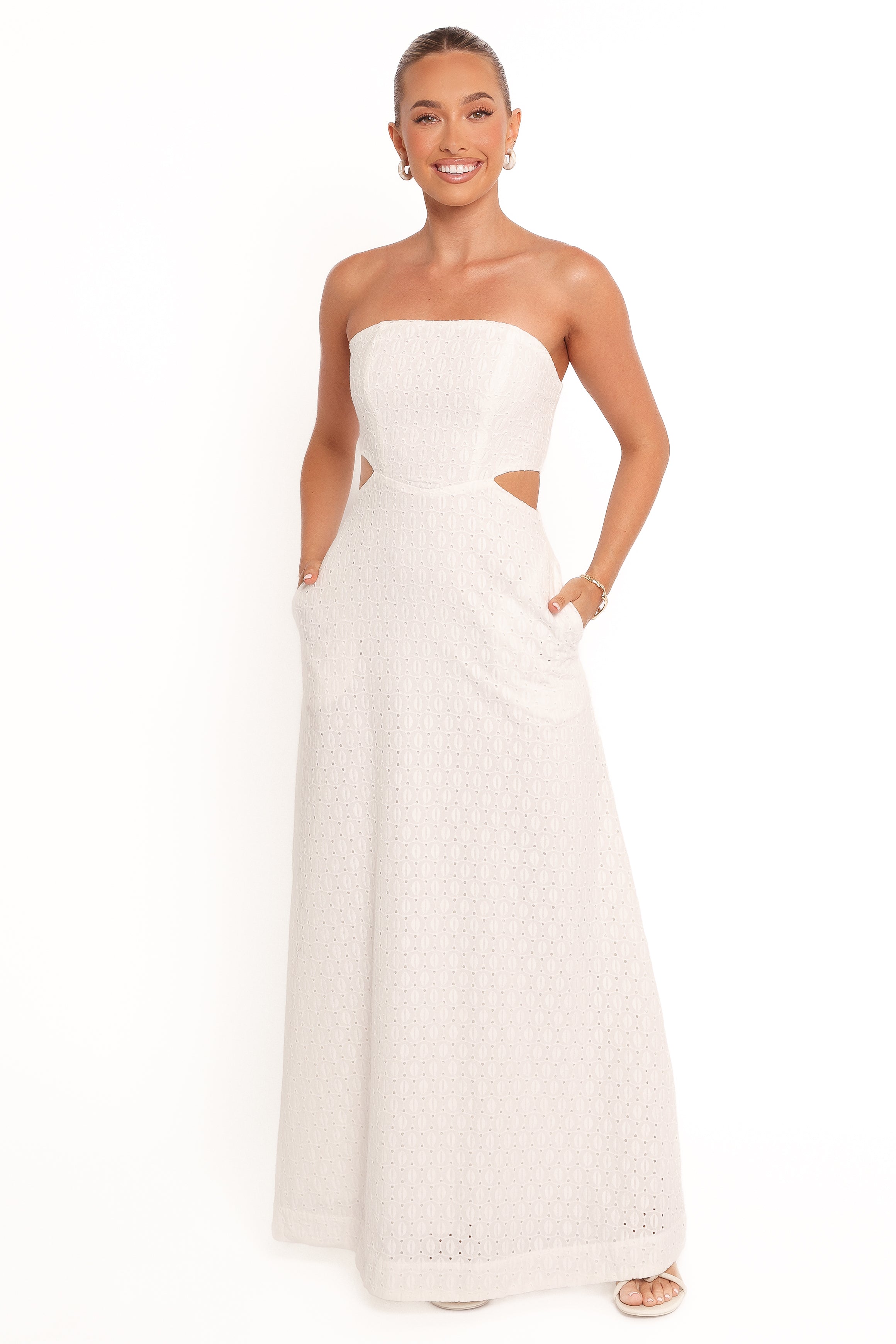 DRESSES Laura Midi Dress - White