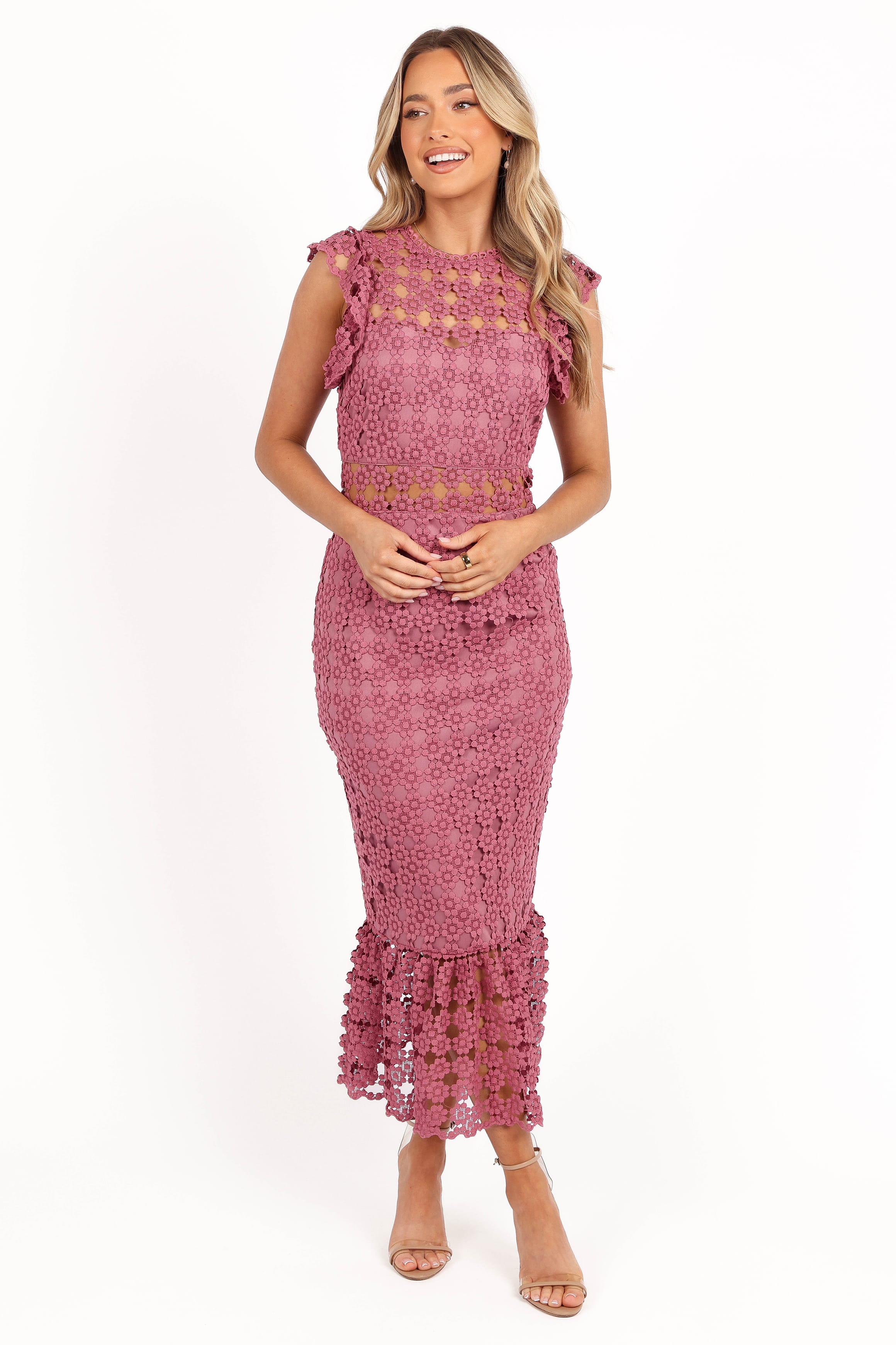 DRESSES Lauren Dress - Dark Rose