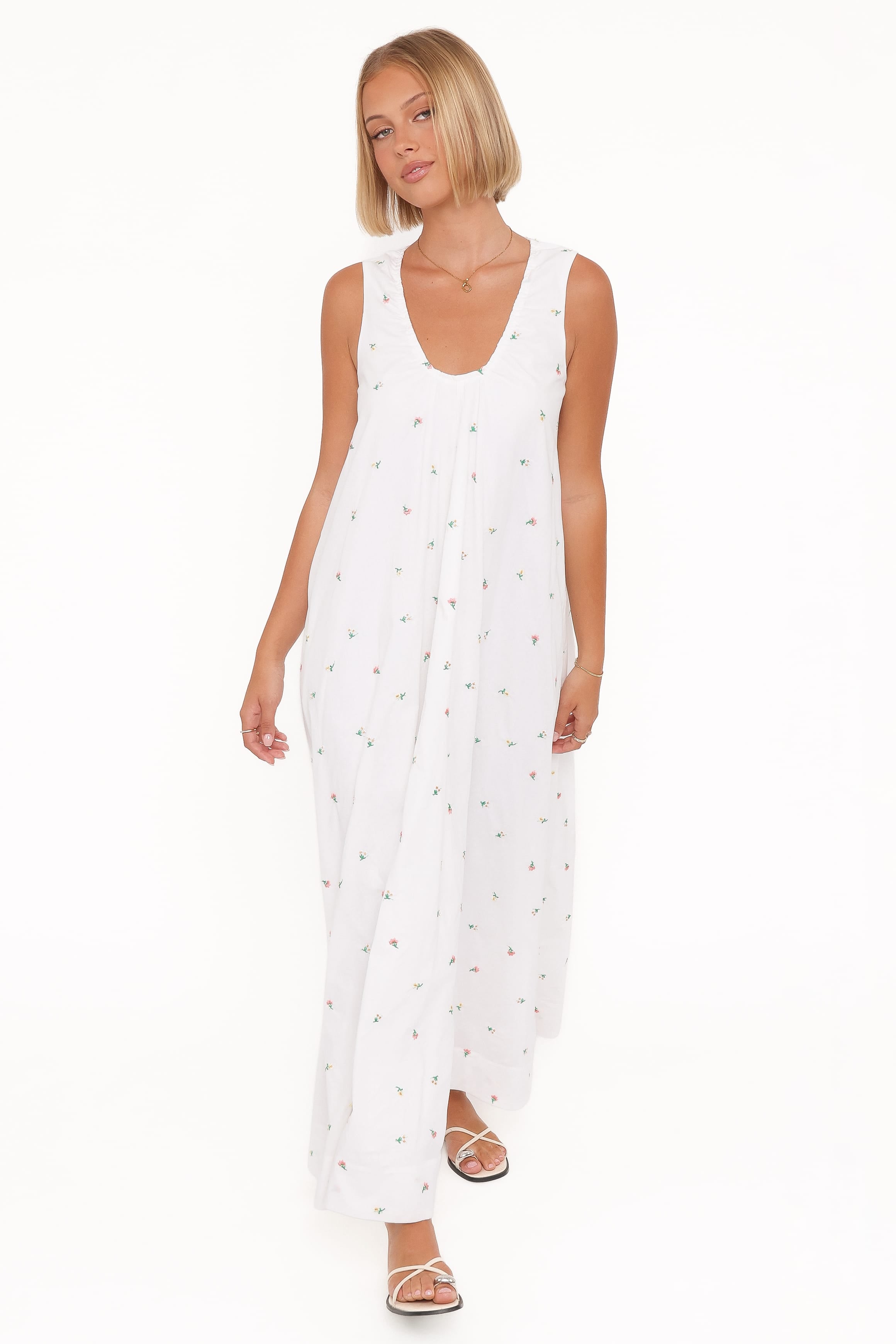 DRESSES Laurita Maxi Dress - White Floral