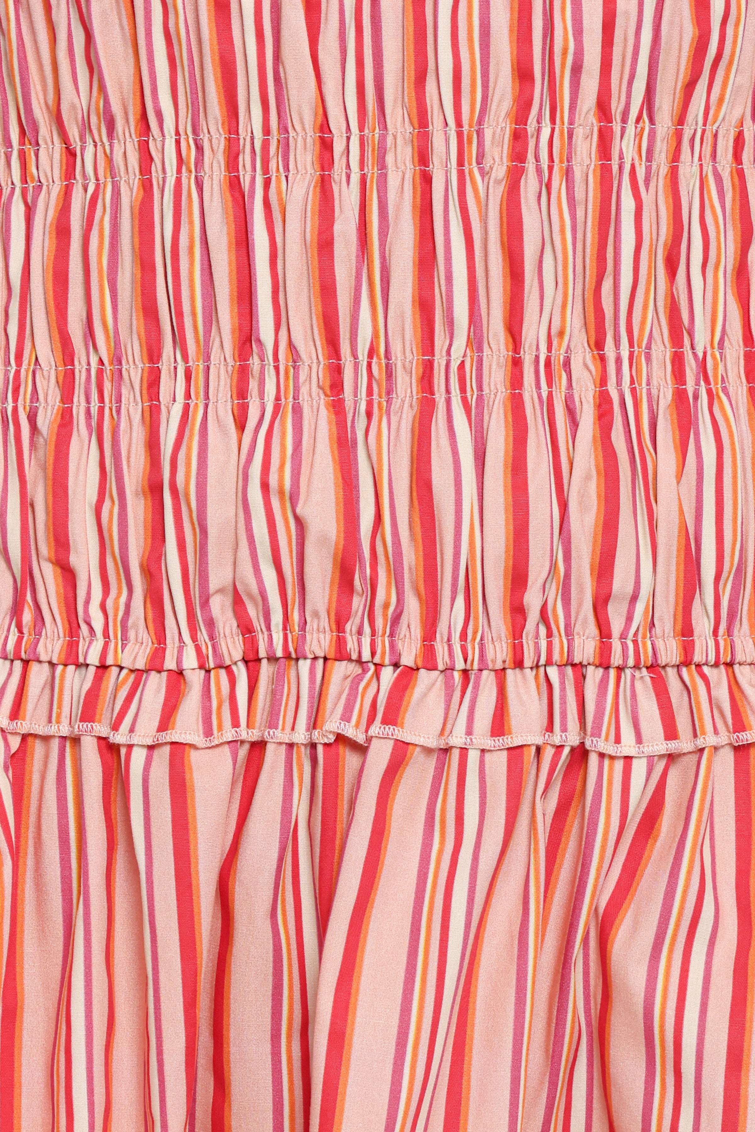 DRESSES Leabrook Mini Dress - Peach Stripe
