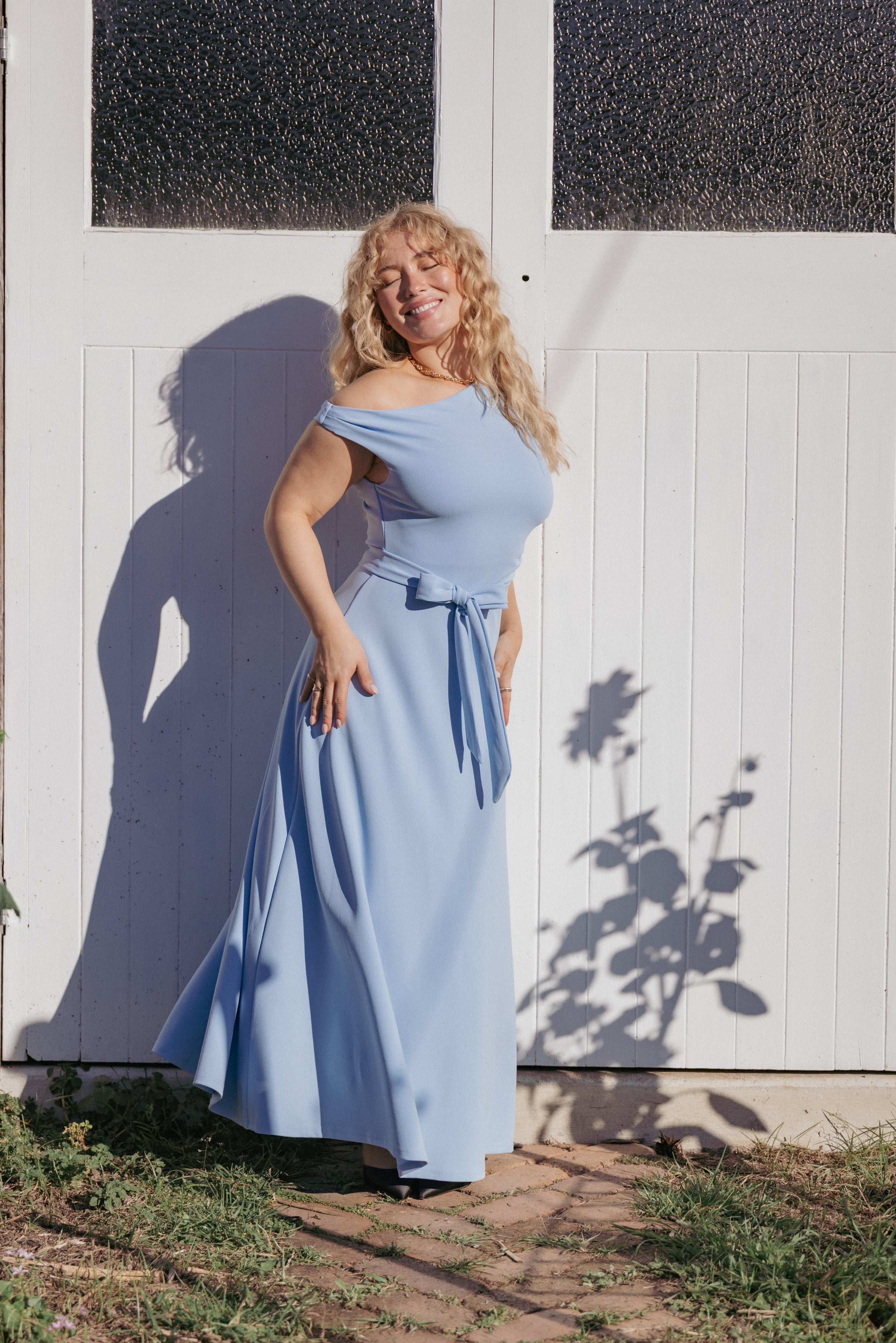 DRESSES Leonie Dress - Pale Blue