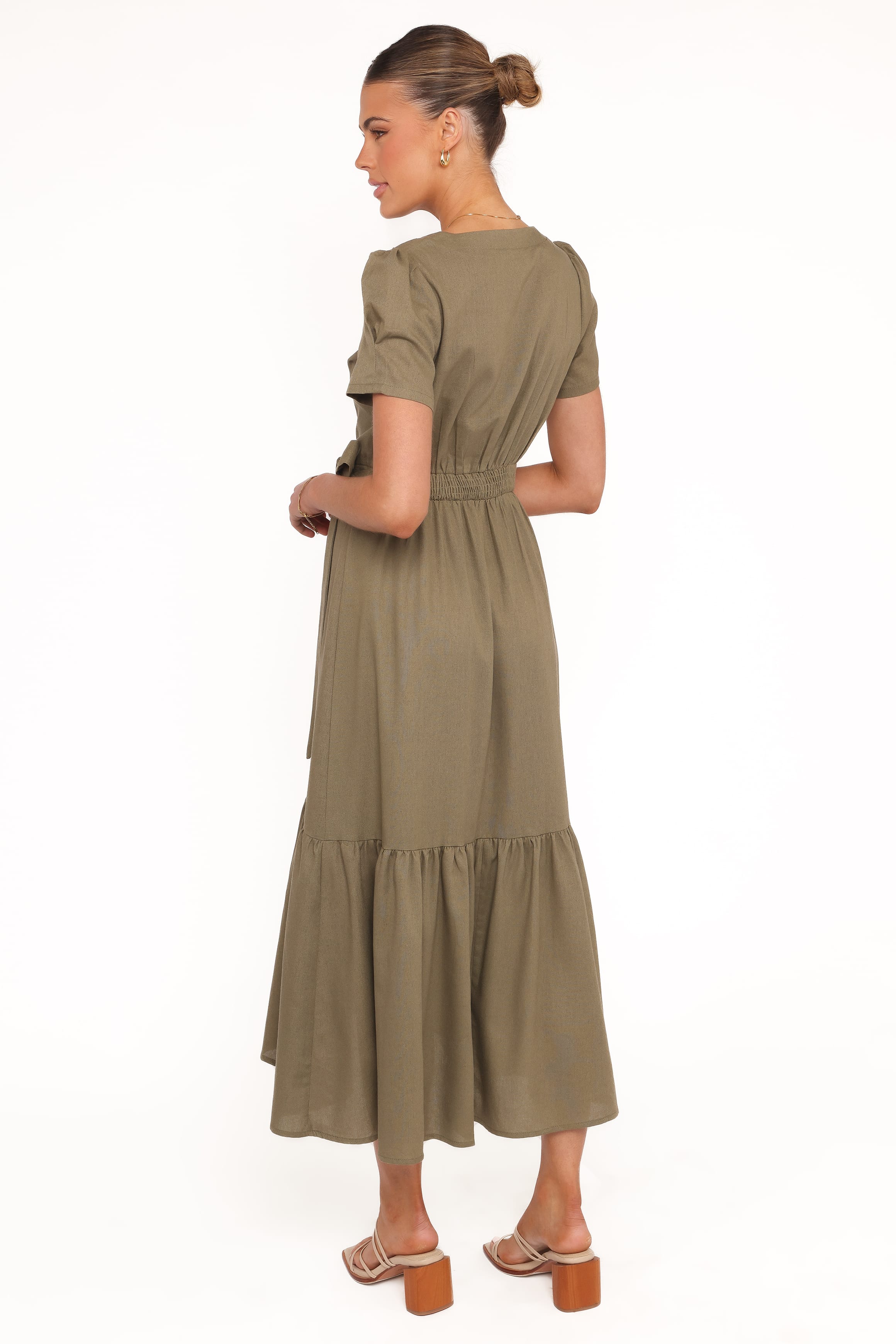 DRESSES Leontine Midi Dress - Olive