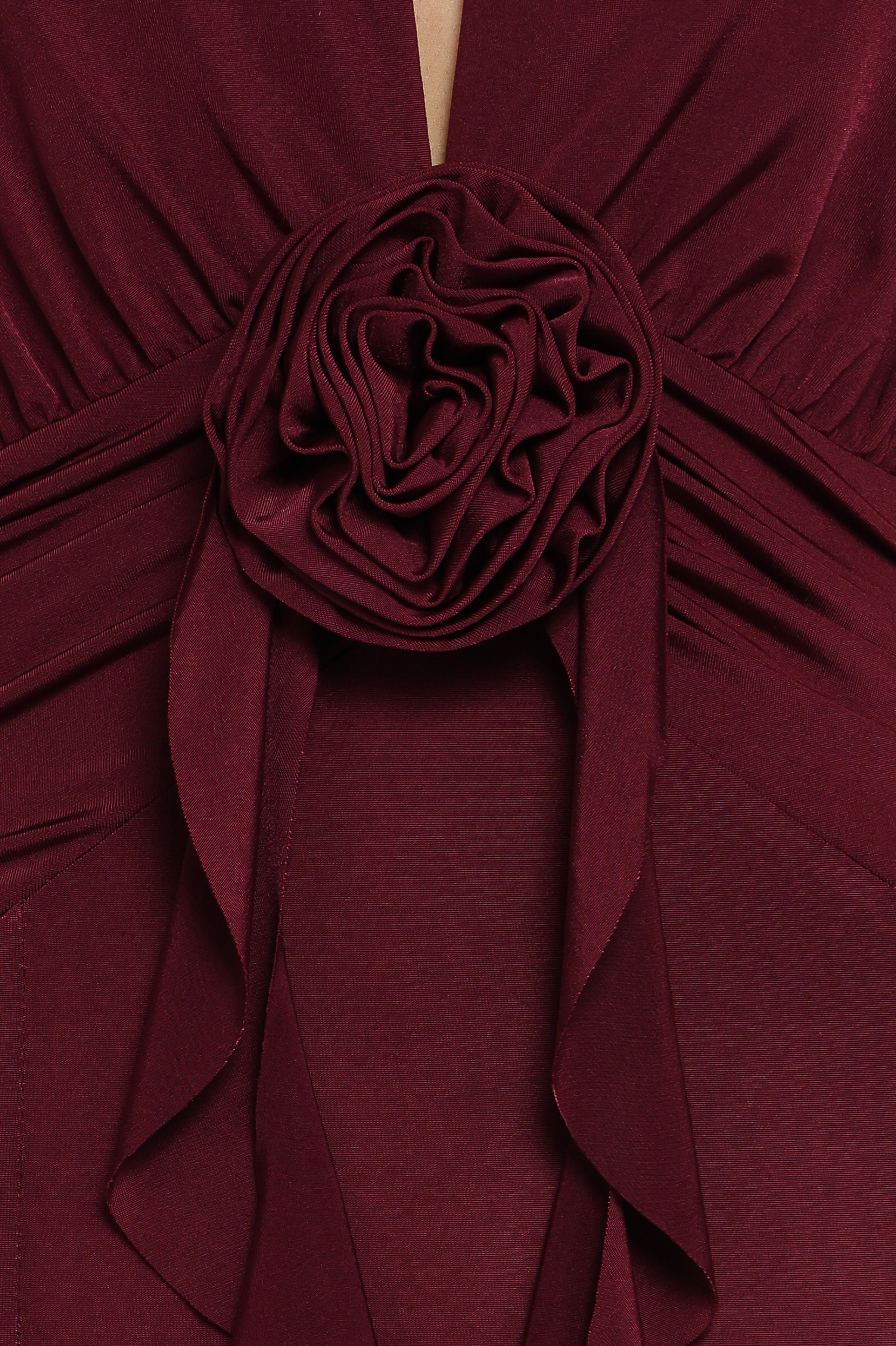 DRESSES Leowna Halterneck Maxi Dress - Burgundy