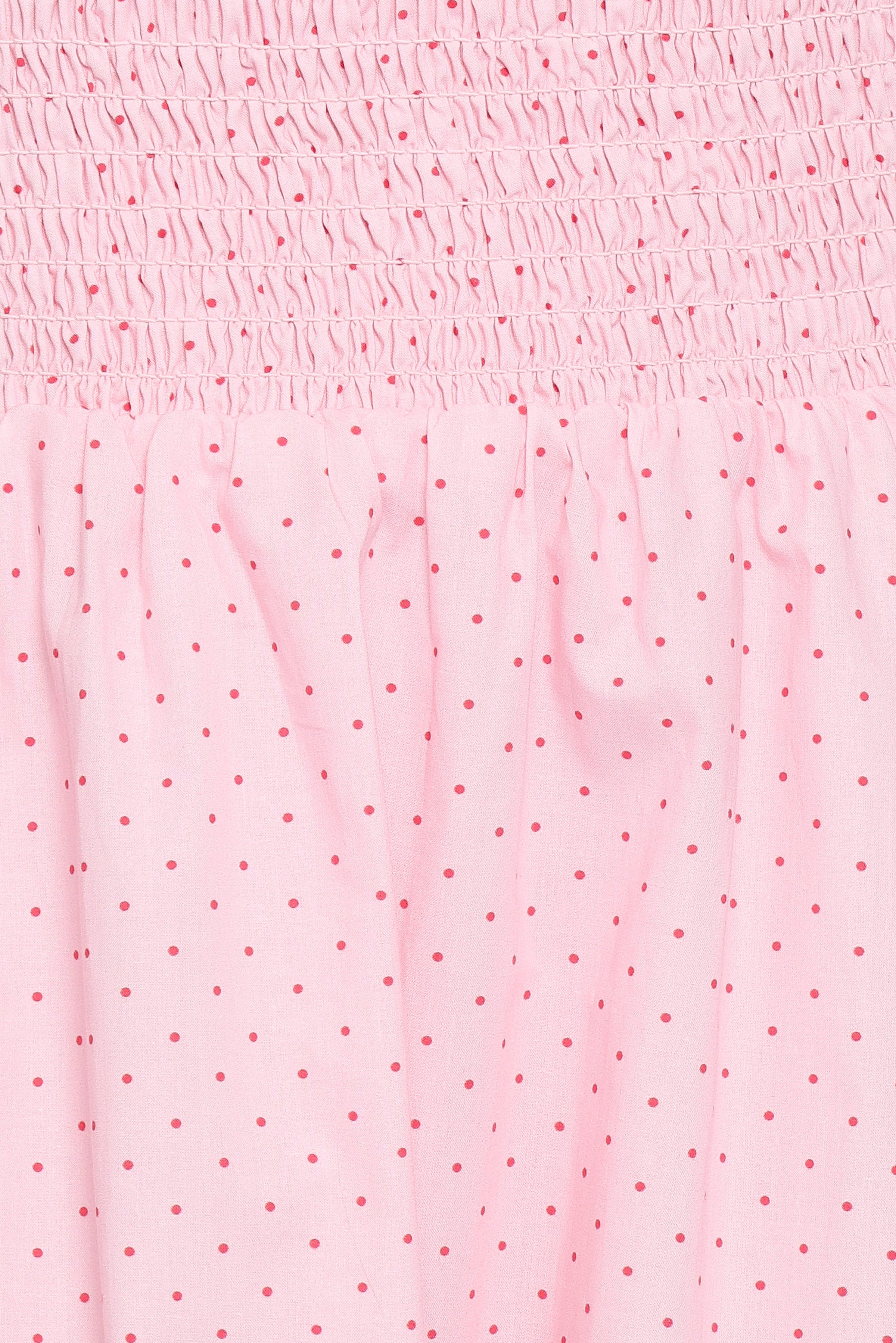 DRESSES Leticia Midi Dress - Pink Polka Dot