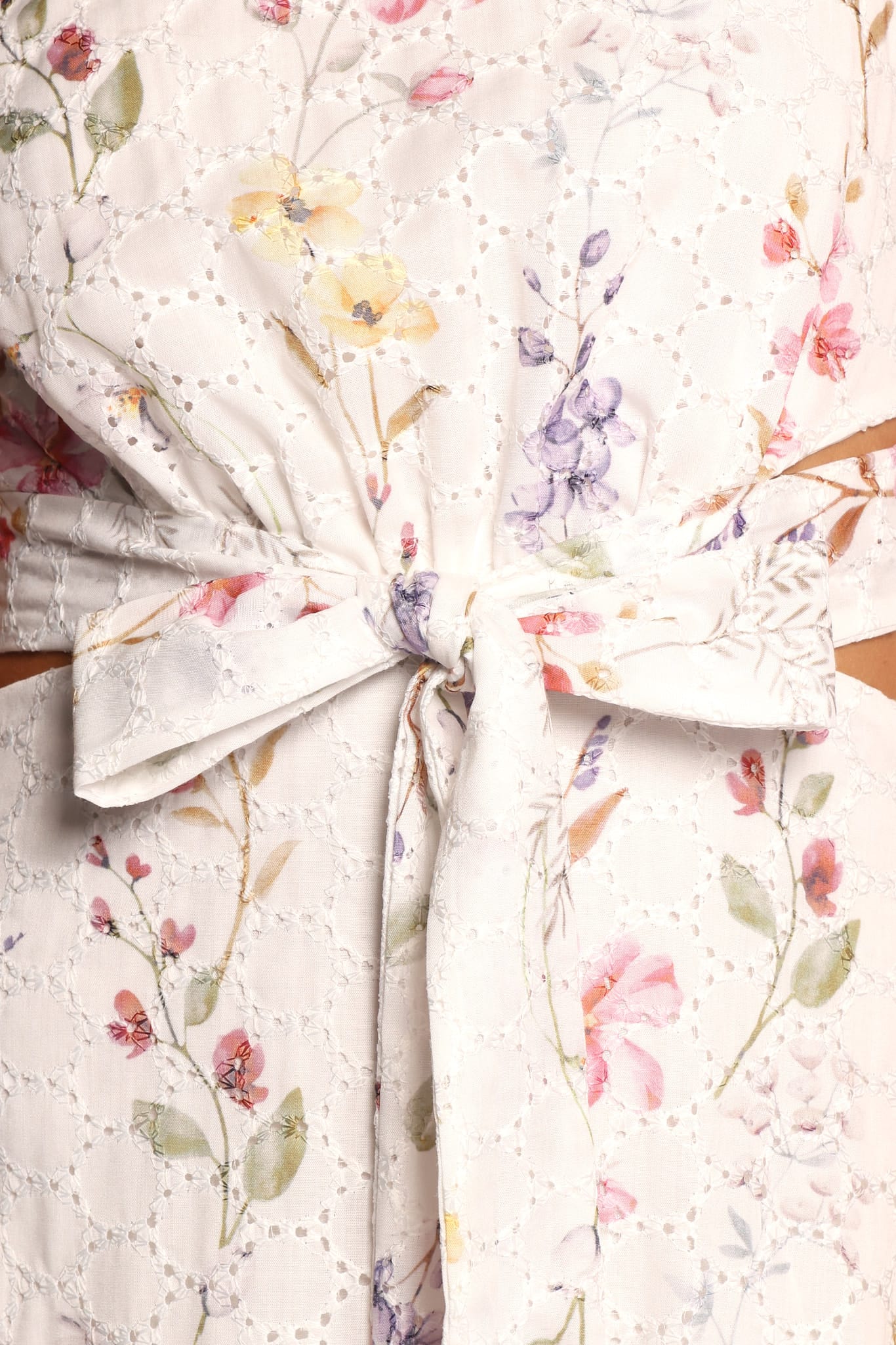 DRESSES Levin Midi Dress - White Floral