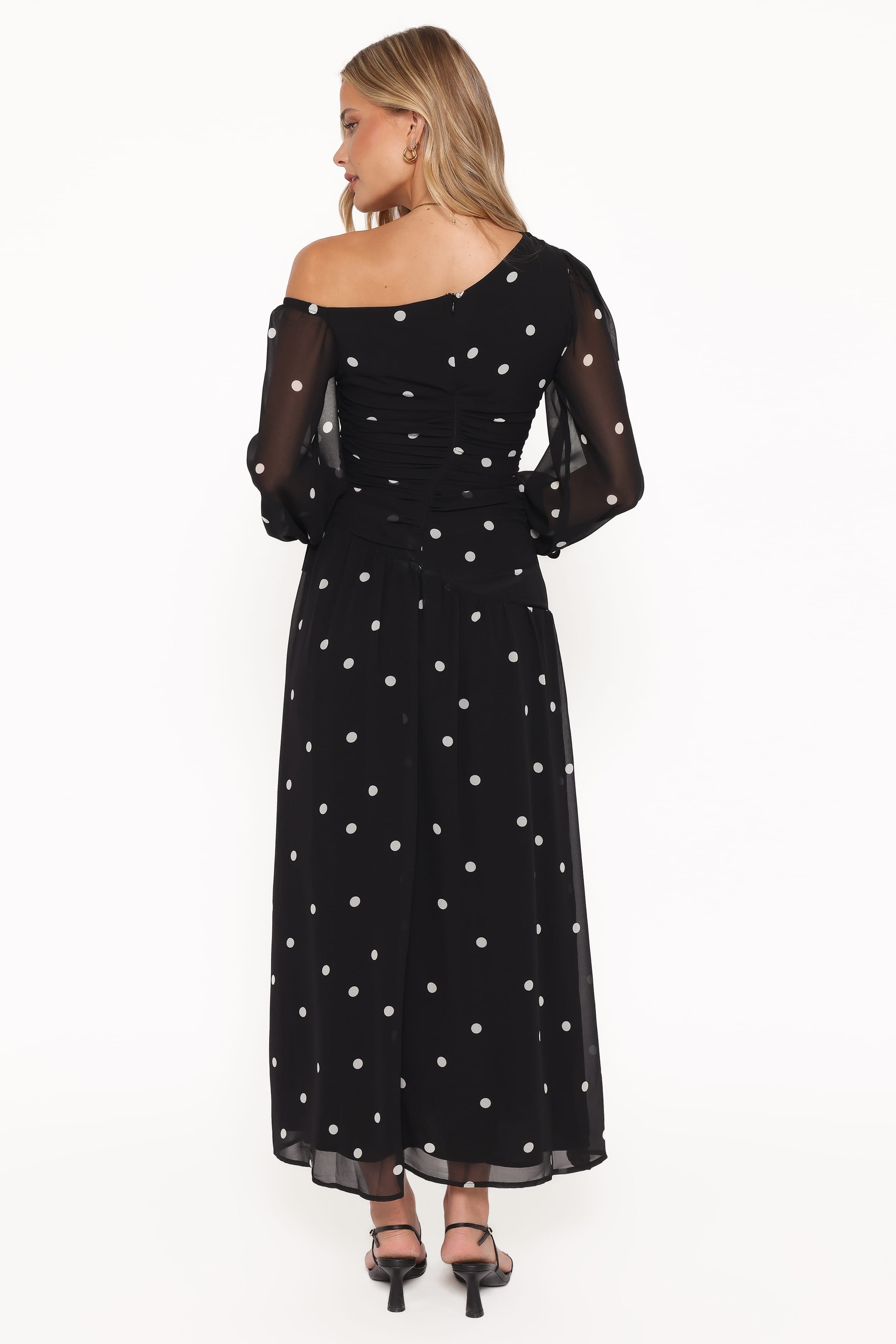 DRESSES Levine Maxi Dress - Black Polka Dot