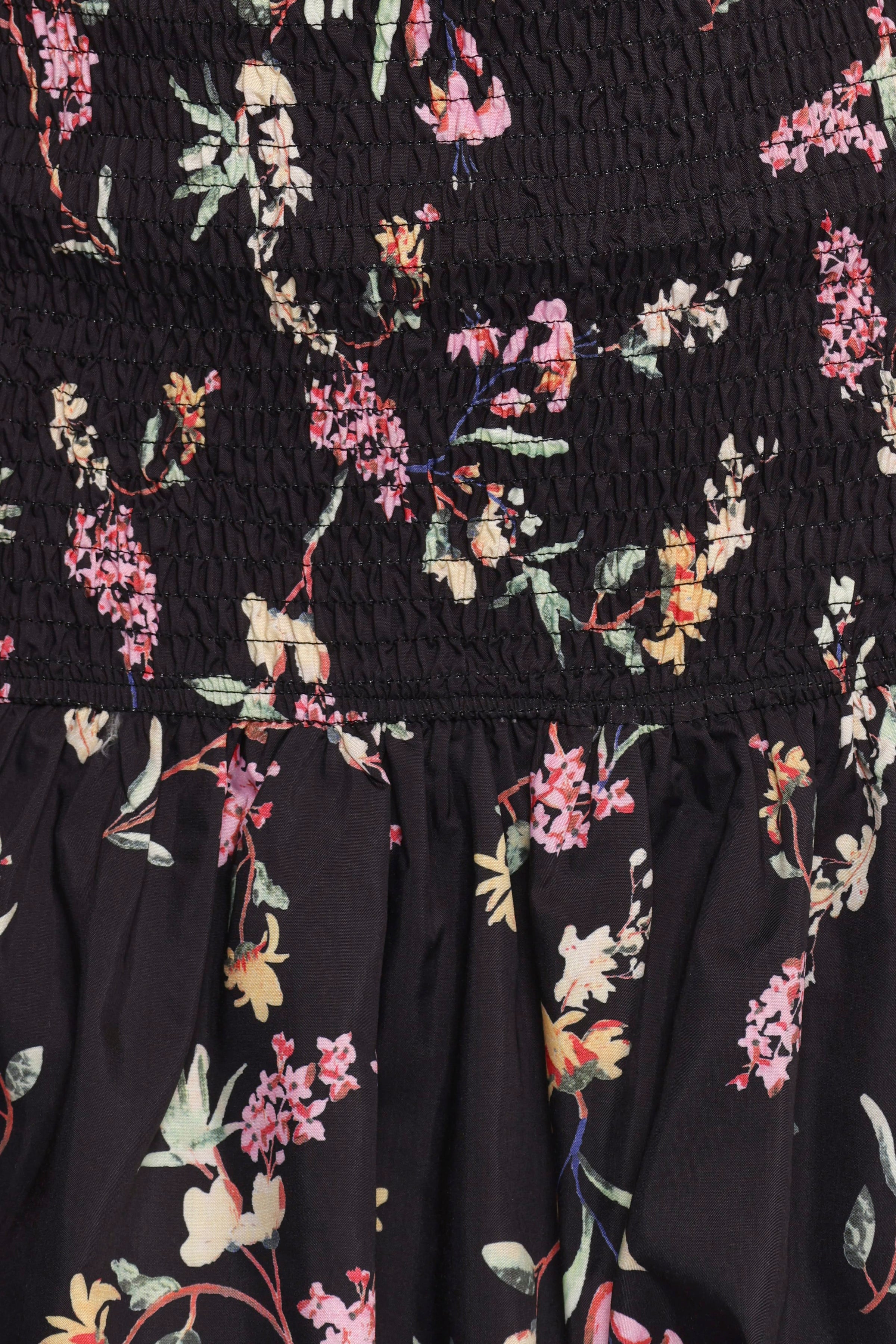 DRESSES Lewis Mini Dress - Black Floral