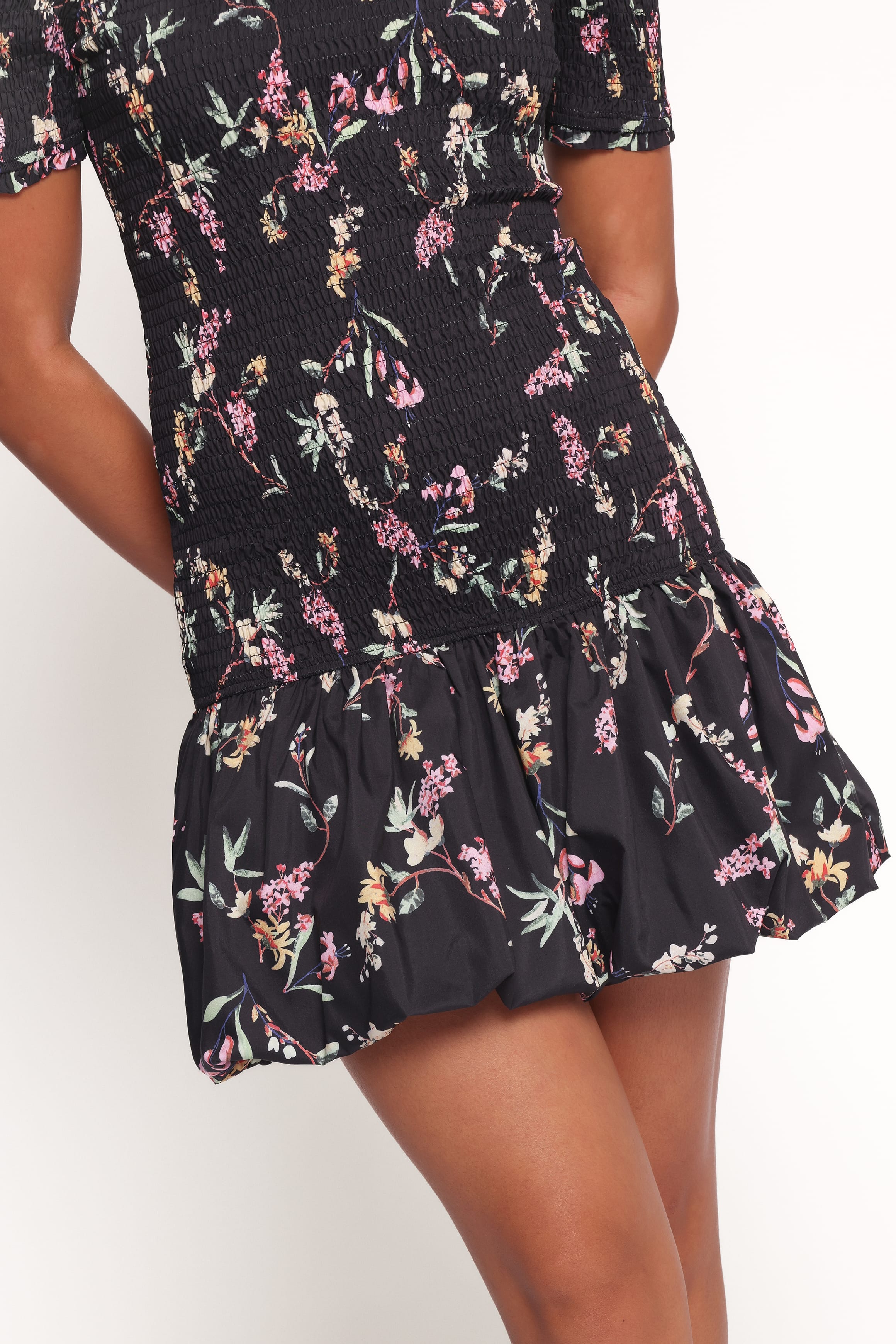 DRESSES Lewis Mini Dress - Black Floral