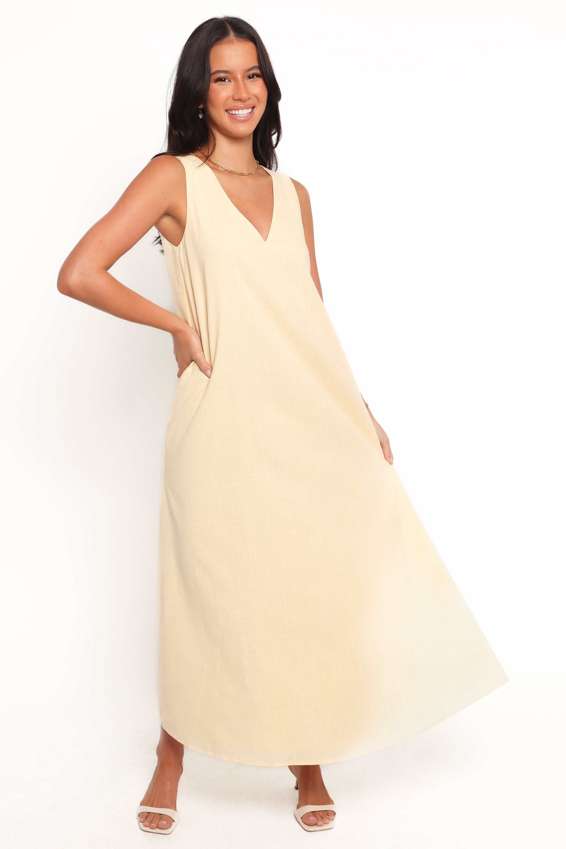 DRESSES Lia Maxi Dress - Lemon