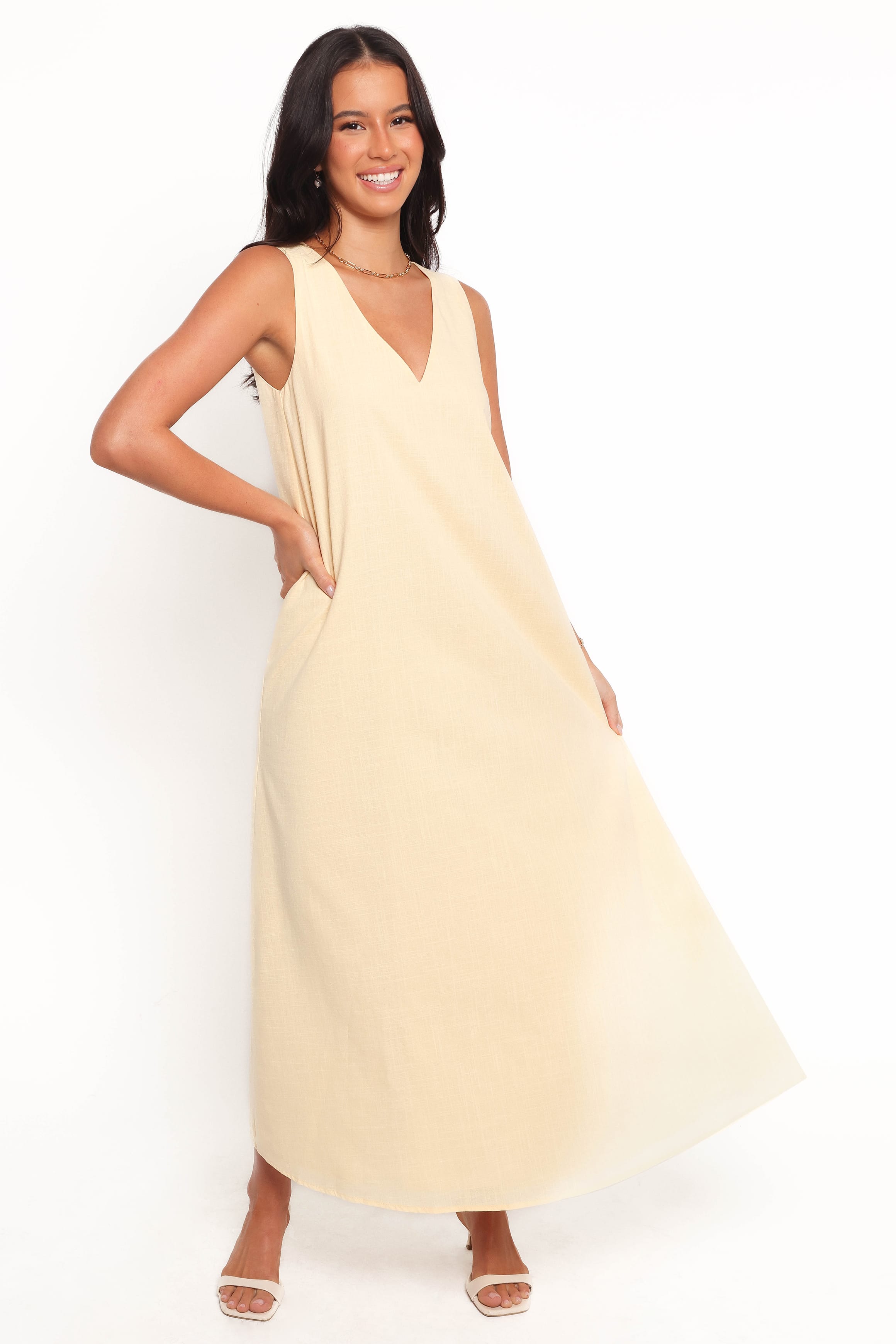 DRESSES Lia Maxi Dress - Lemon