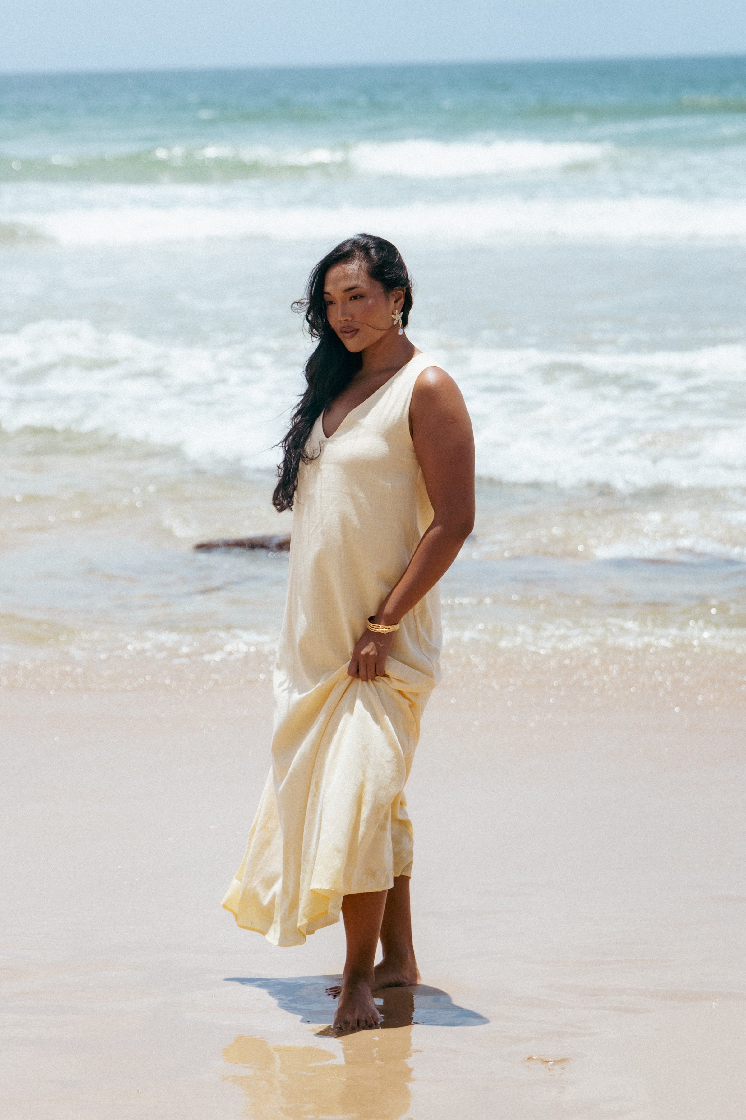DRESSES Lia Maxi Dress - Lemon