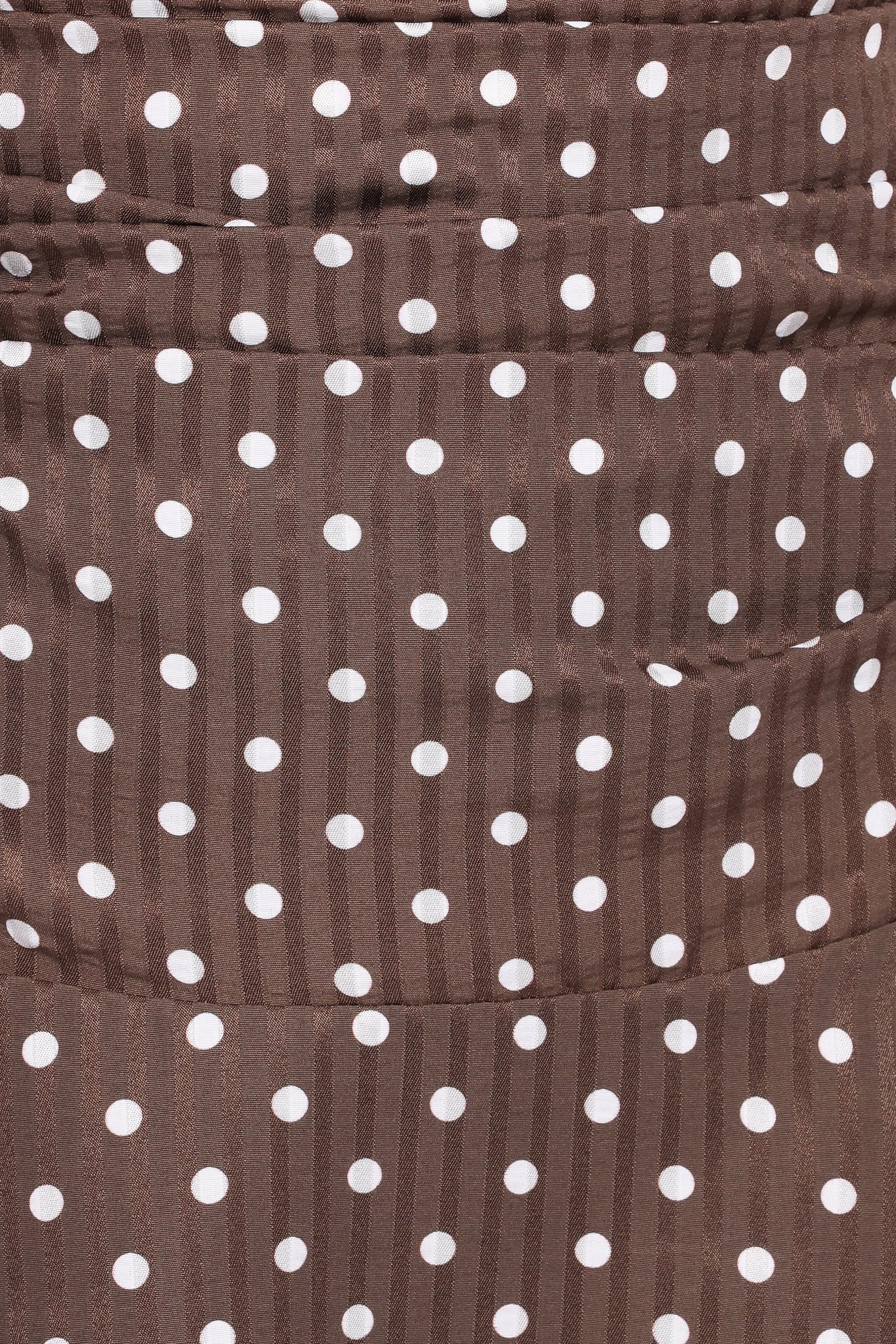 DRESSES Libby Mini Dress - Brown Polka Dot