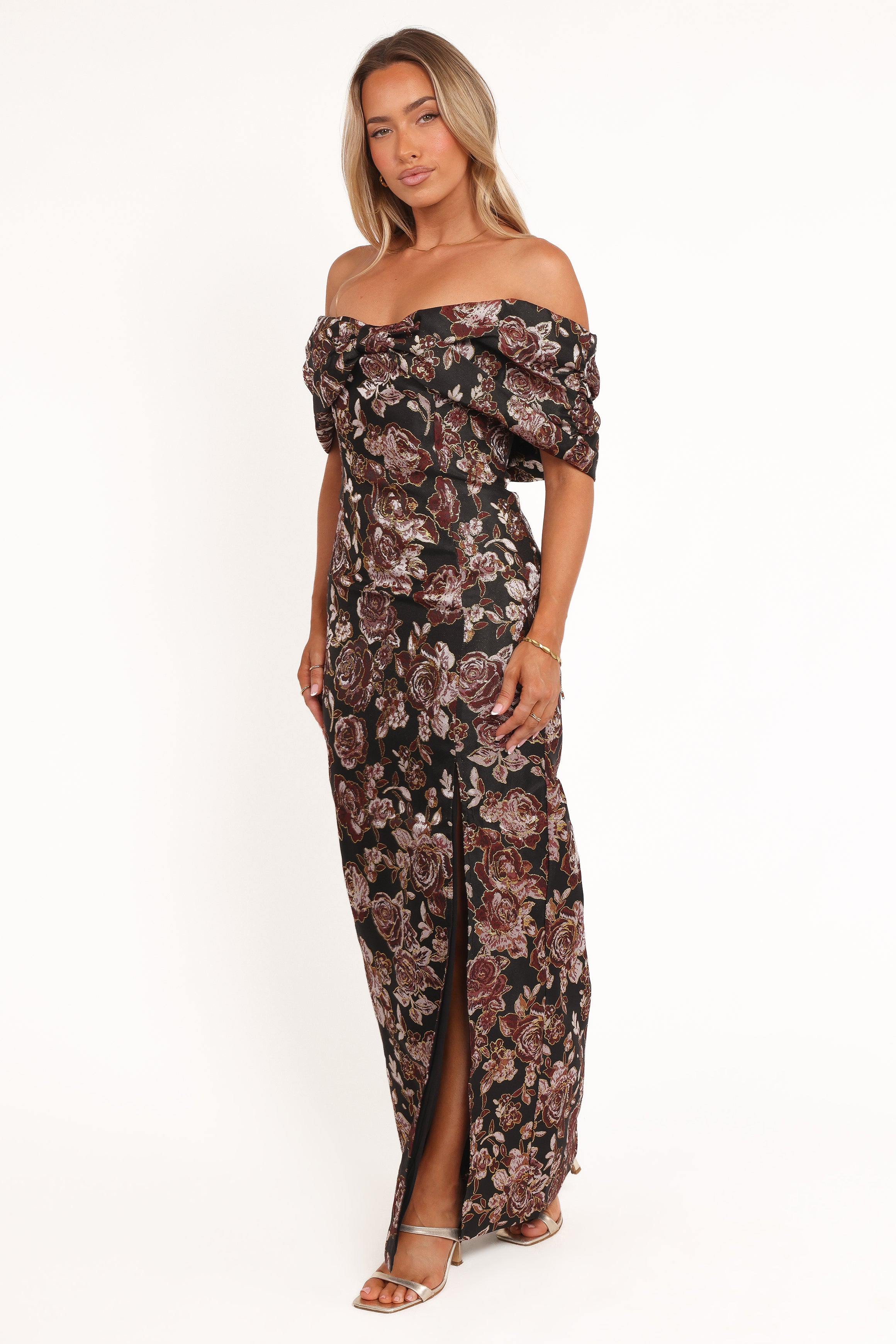 DRESSES Lilia Maxi Dress - Black Floral