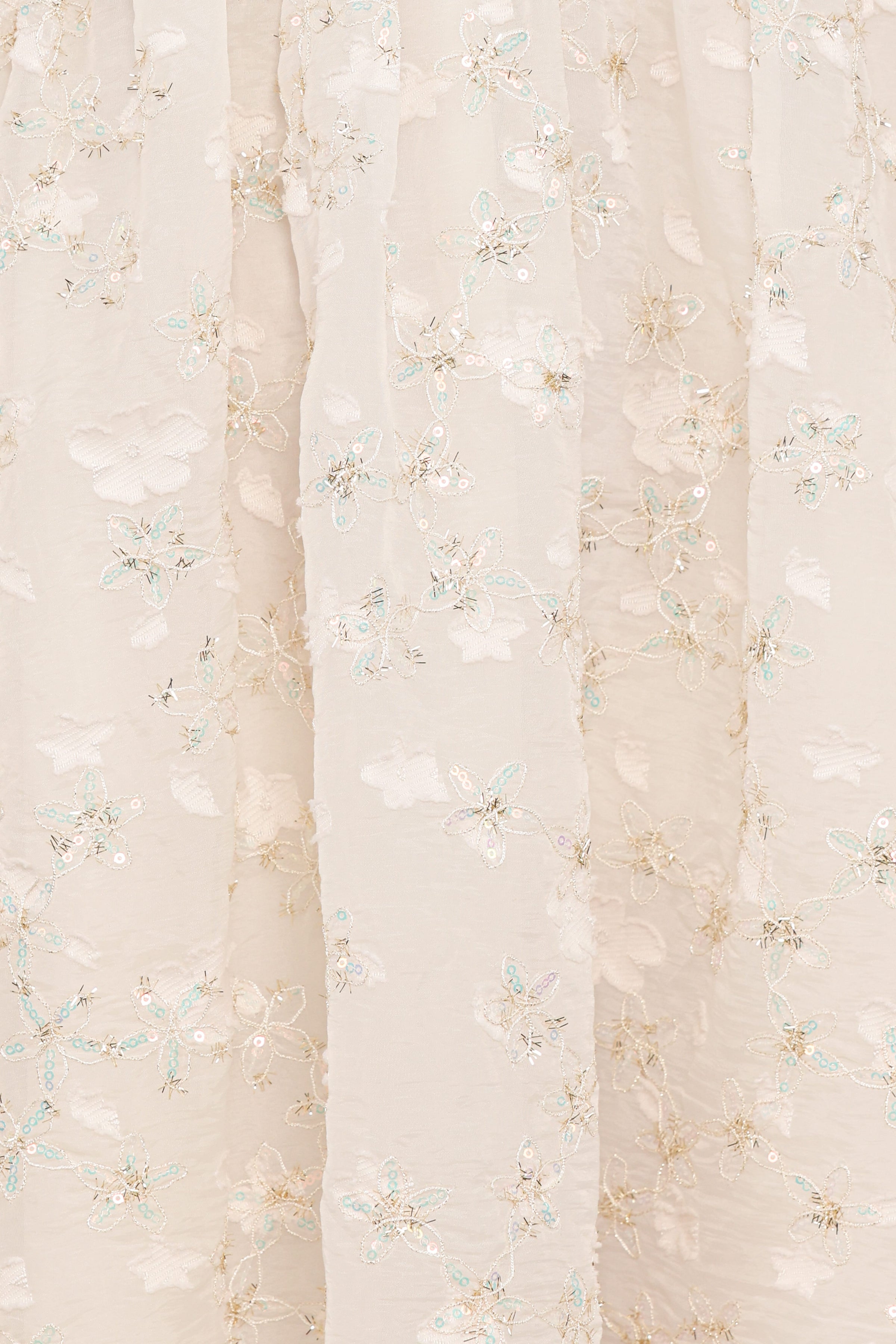 DRESSES Lillan Mini Dress - Ivory Sequin