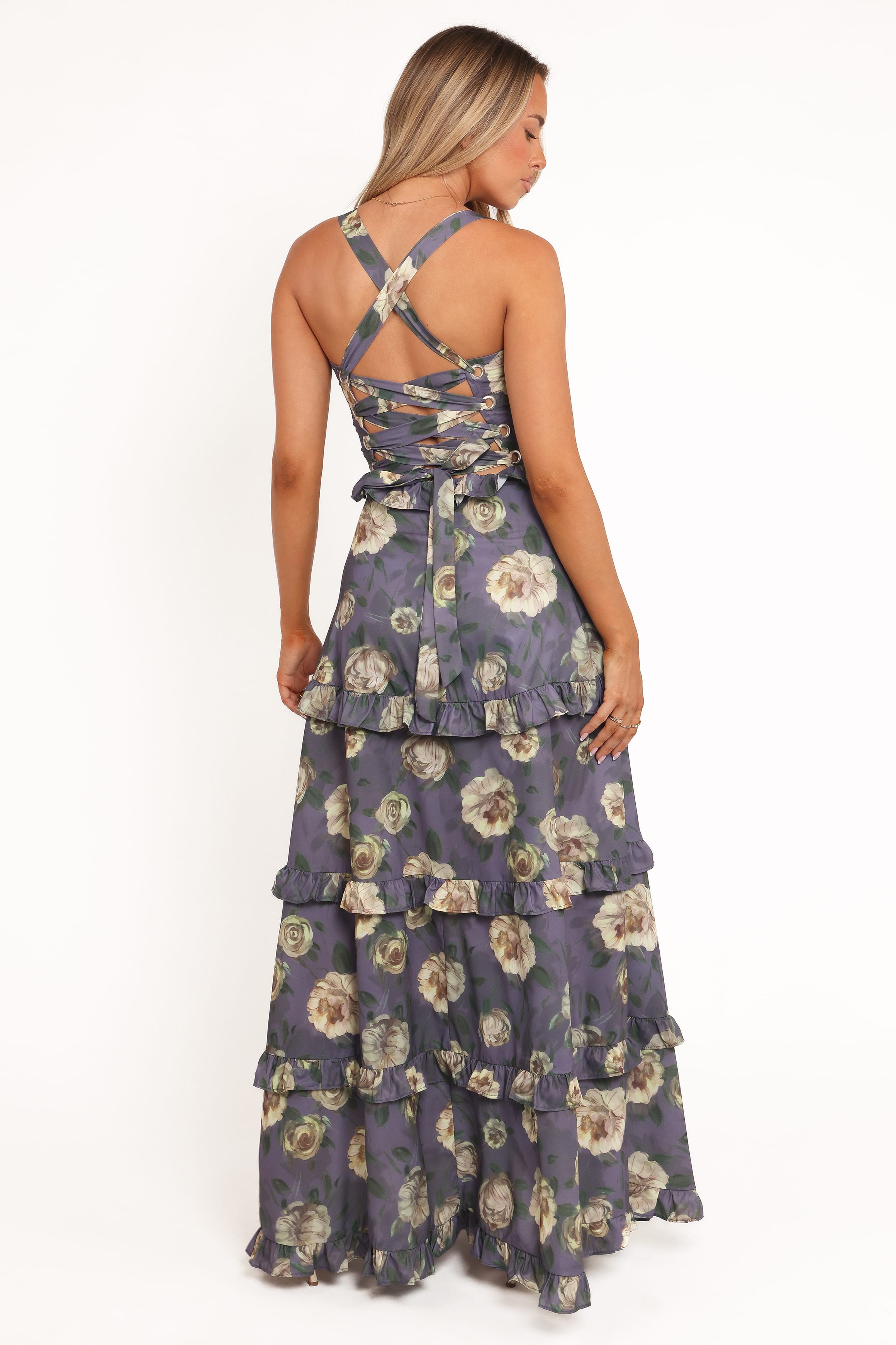 DRESSES Lillee Tiered Maxi Dress - Lavender Floral