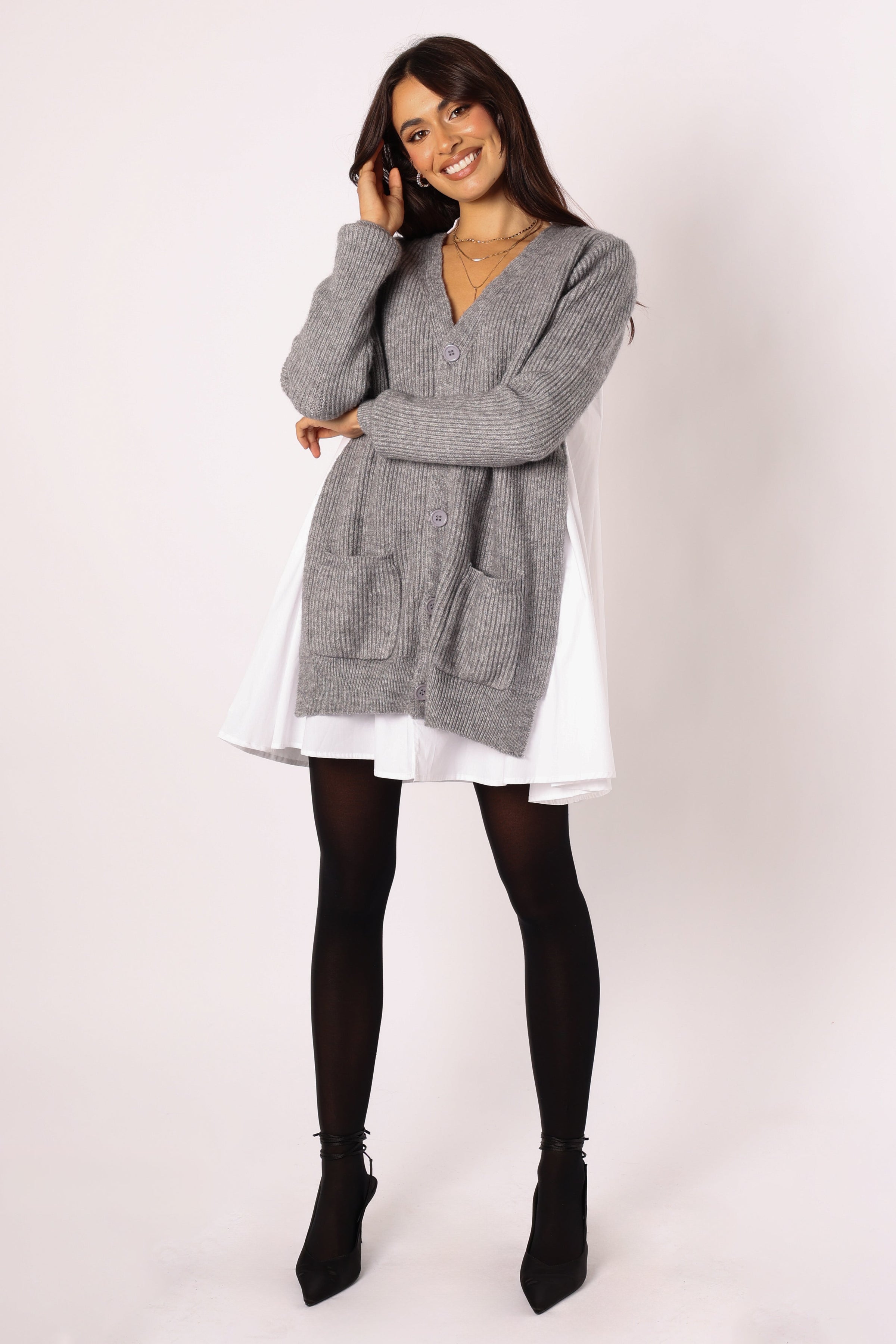 DRESSES Lina Mini Dress - Grey